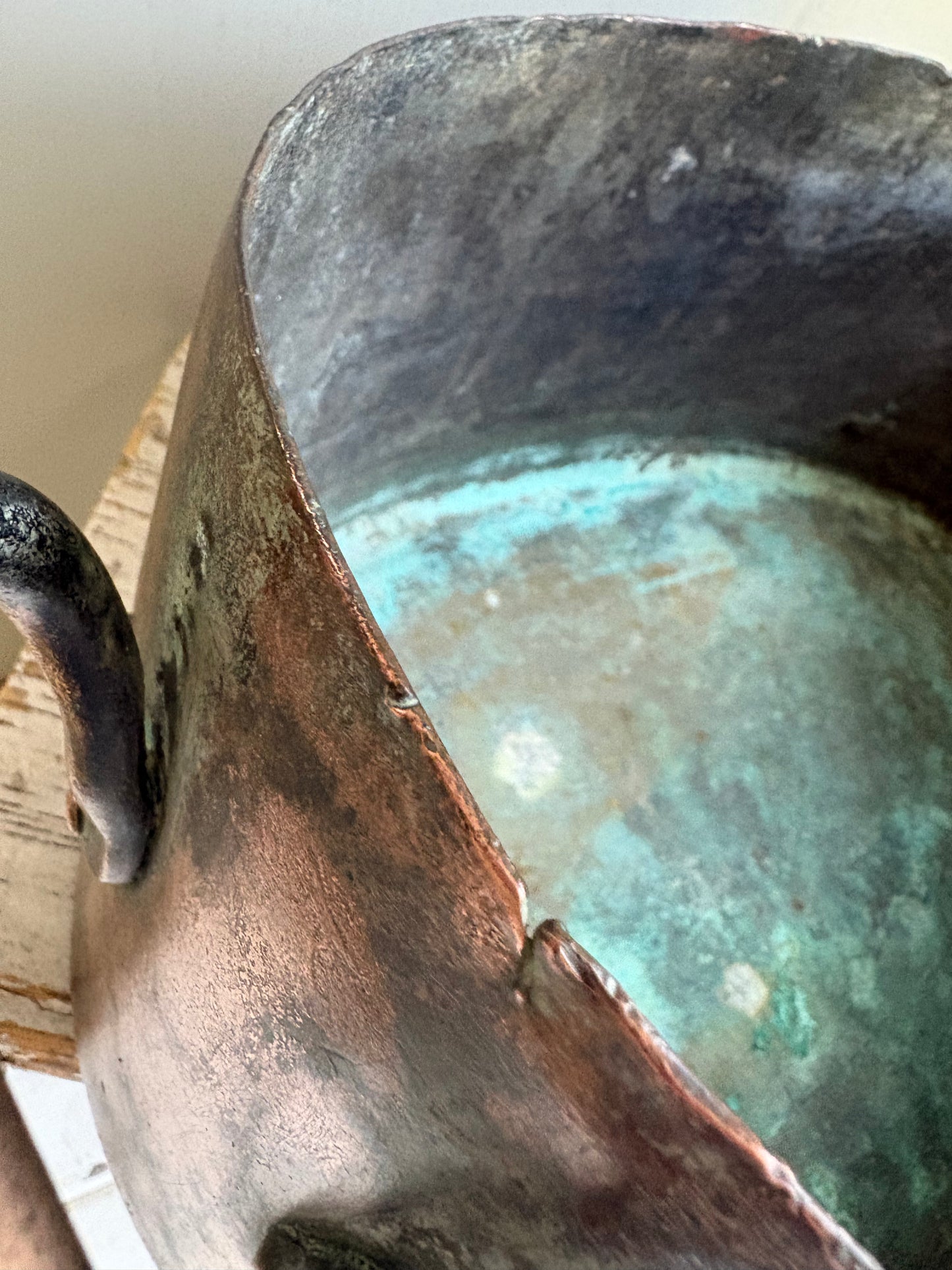 Large oval copper pan - kitchenalia