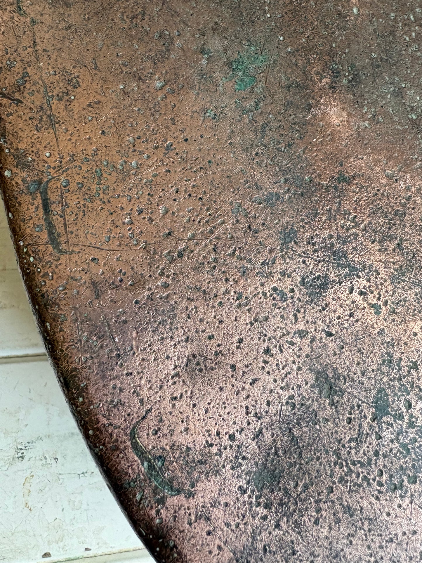 Large oval copper pan - kitchenalia