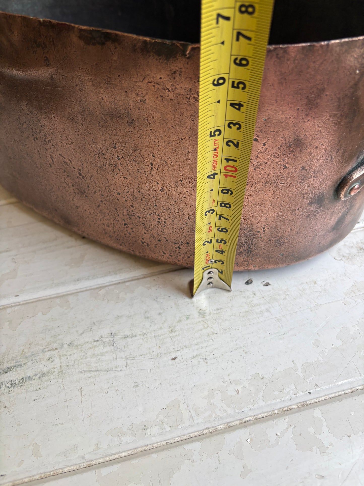 Large oval copper pan - kitchenalia