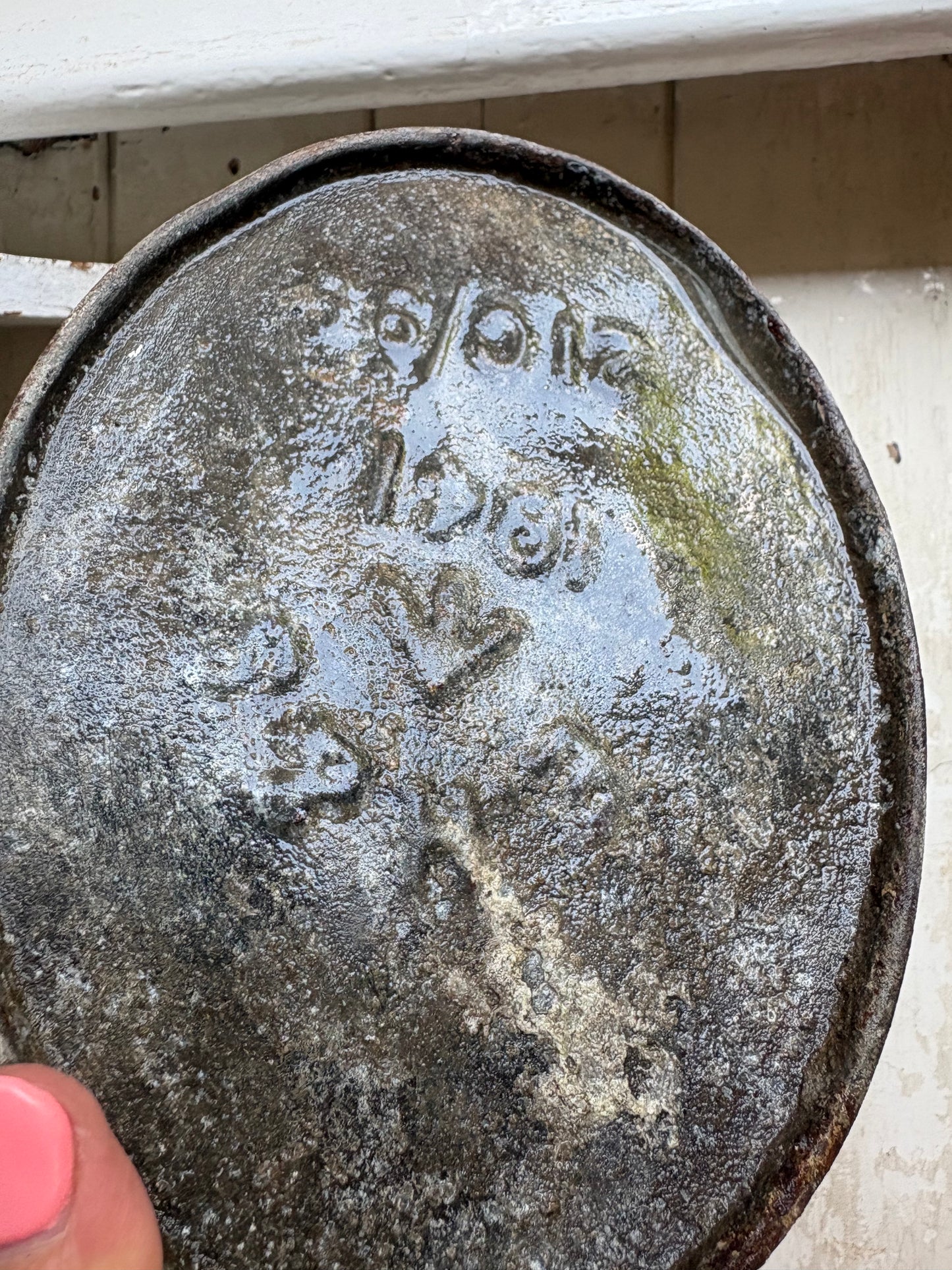 Galvanised water can, War department