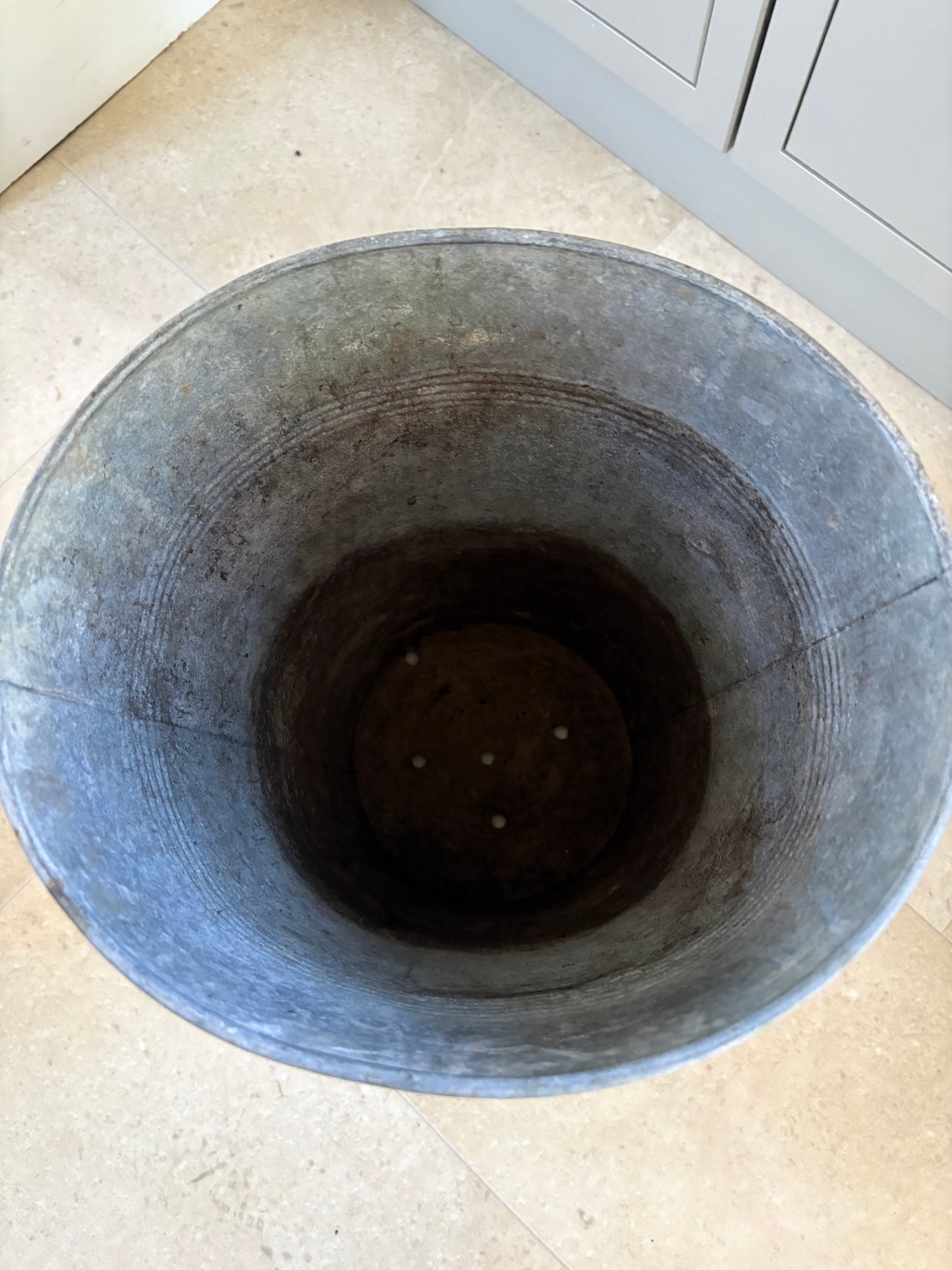 Vintage Galvanised Florist Bucket.