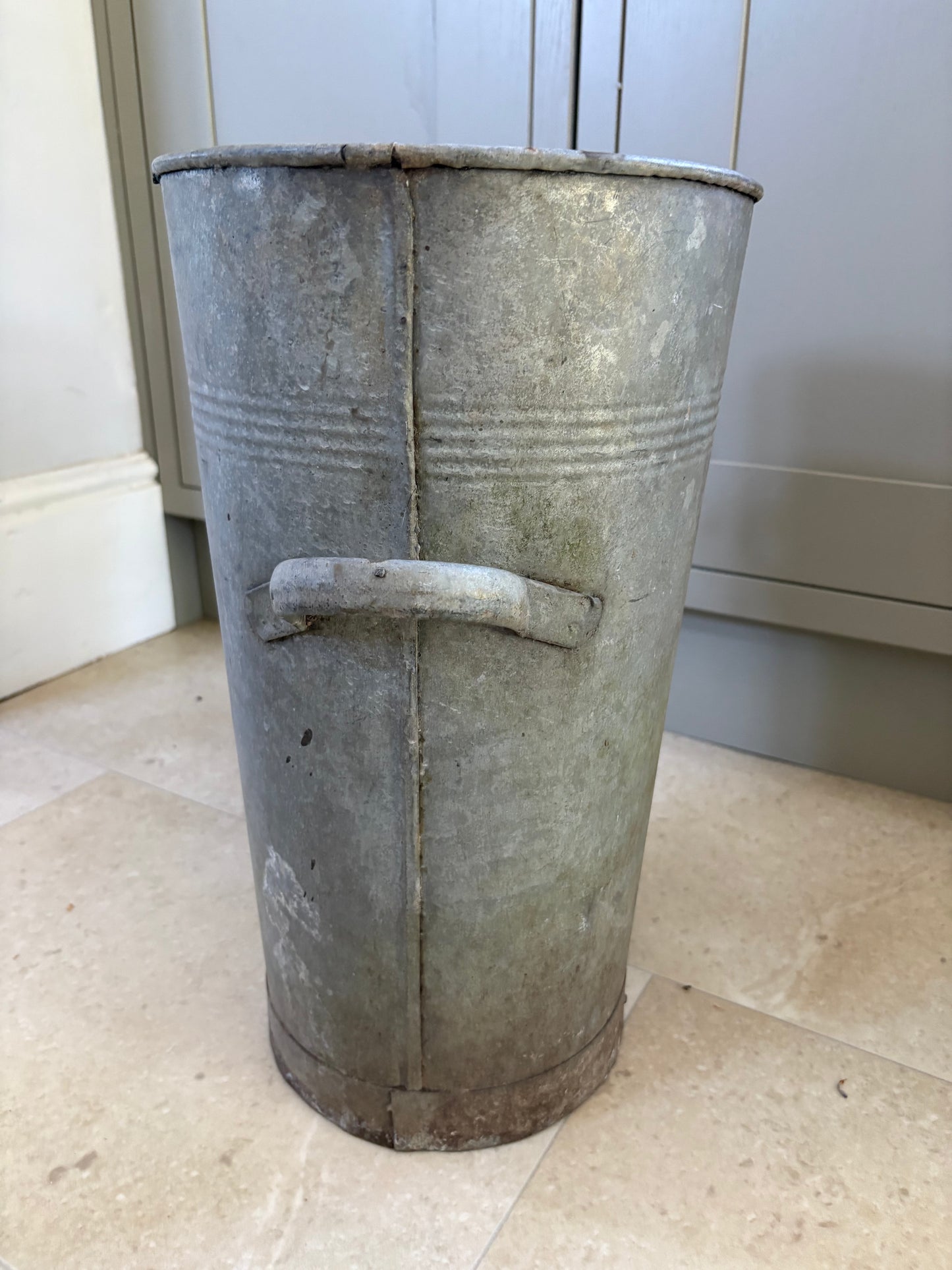 Vintage Galvanised Florist Bucket.