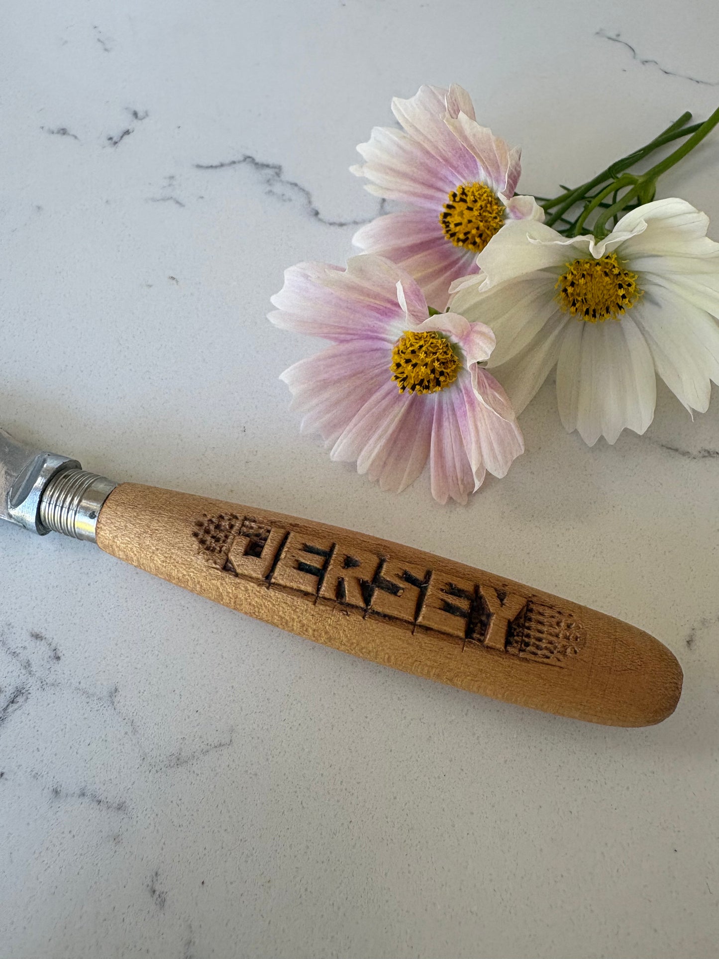 Vintage Carved Butter Spreader.