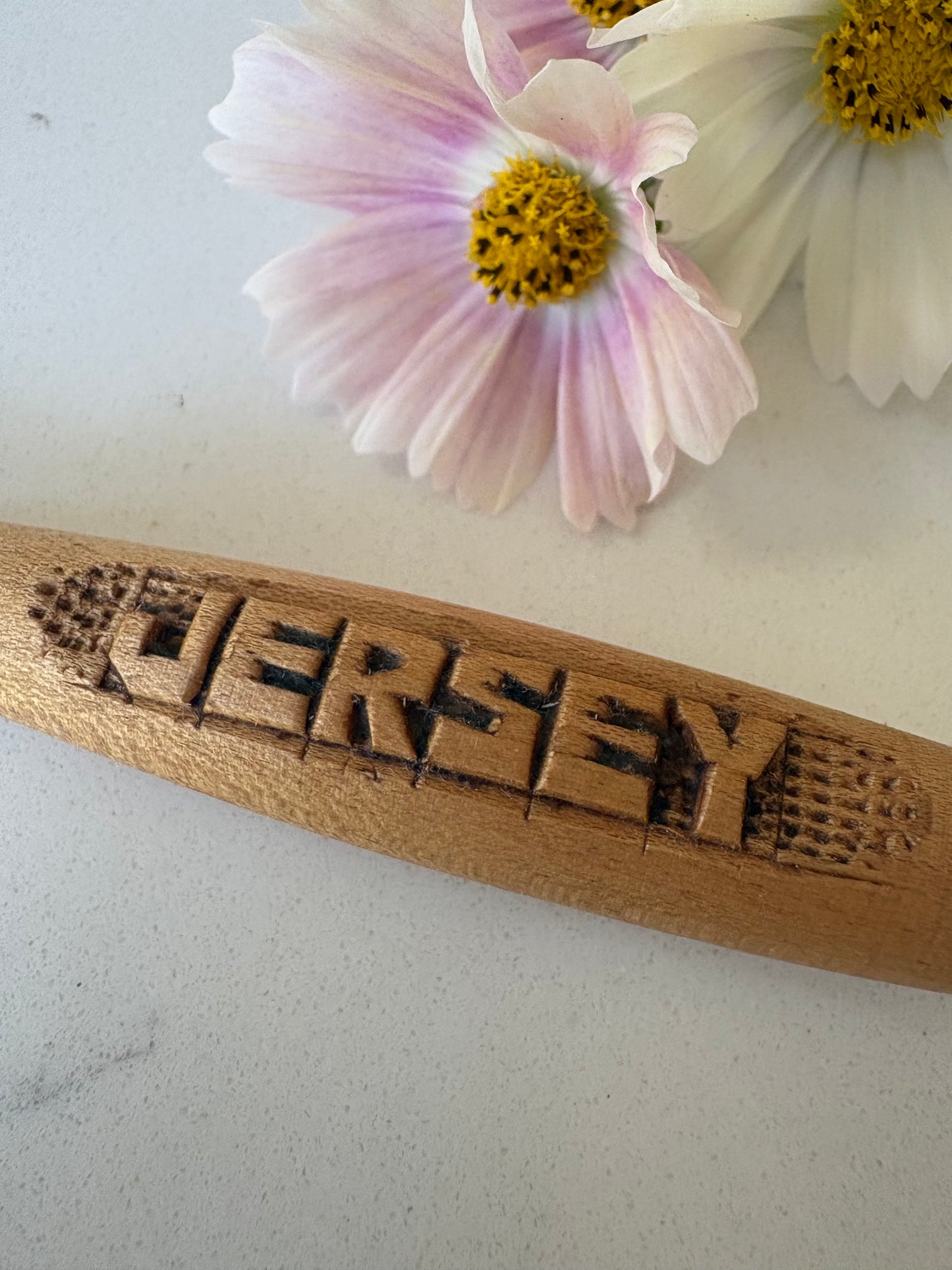 Vintage Carved Butter Spreader.