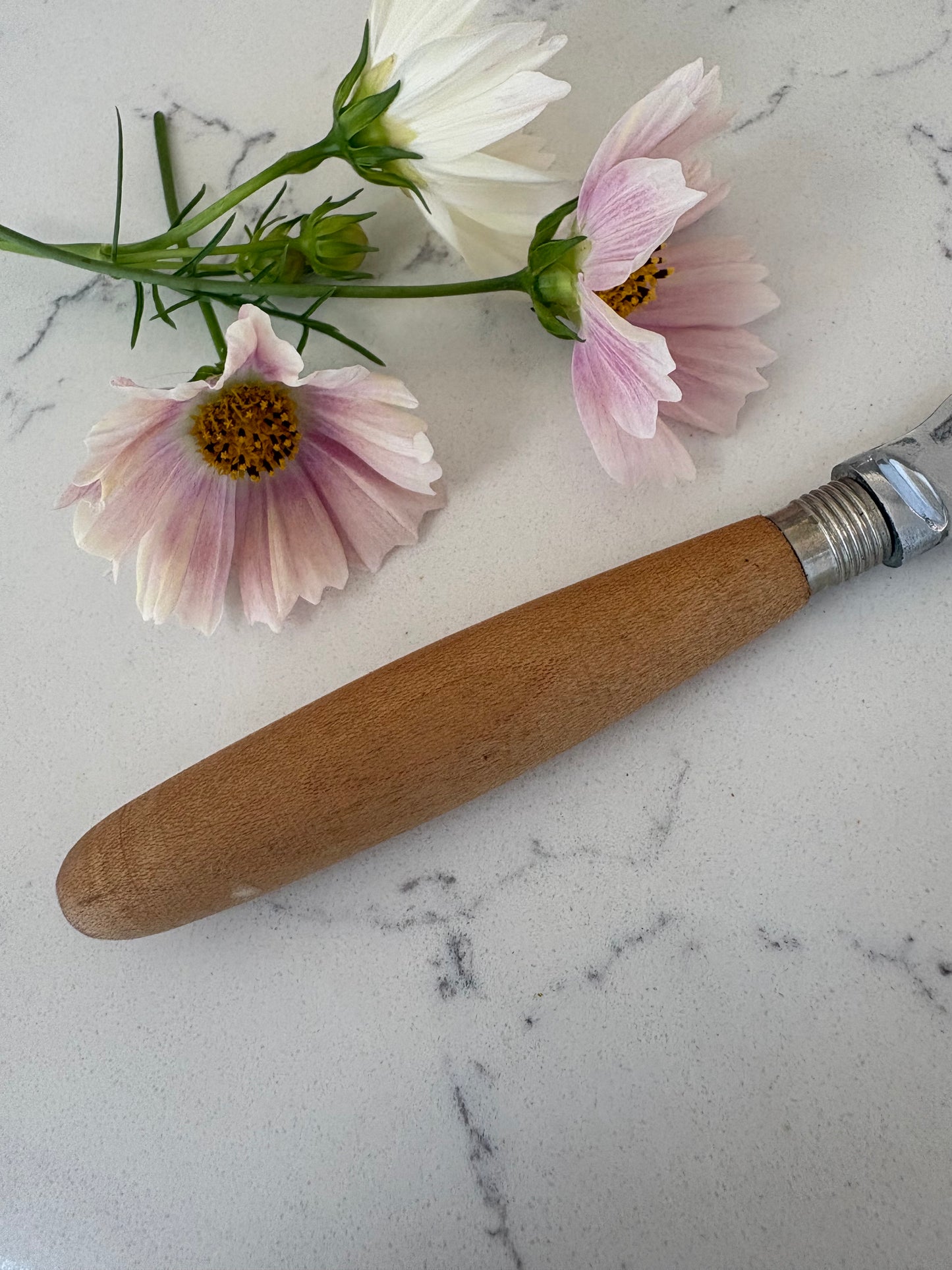 Vintage Carved Butter Spreader.
