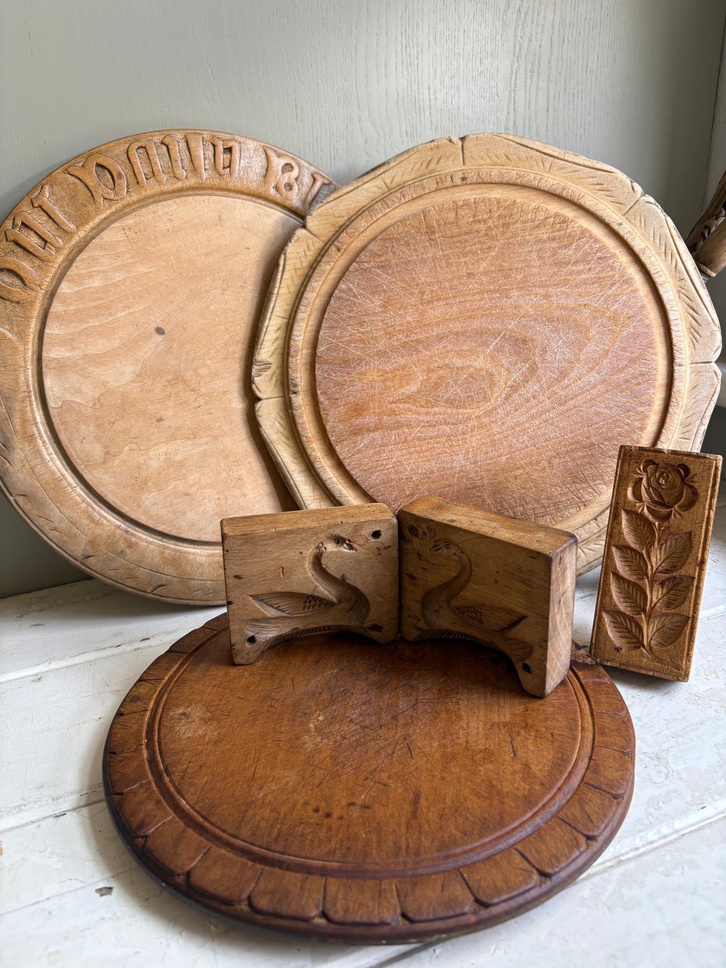 Antique Swan Butter Mould.