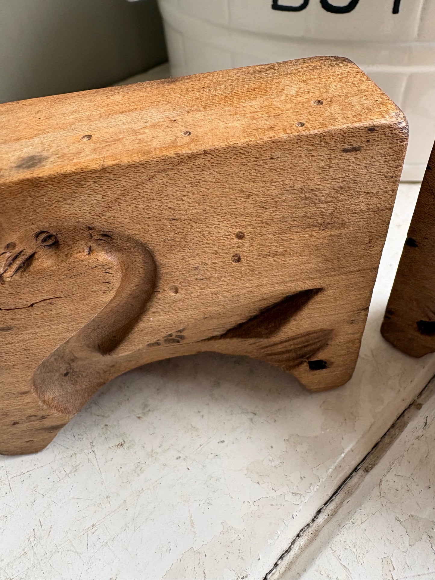 Antique Swan Butter Mould.