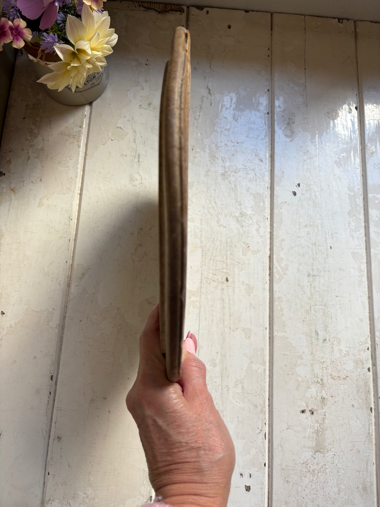 Antique Carved Bread Board, Kitchenalia