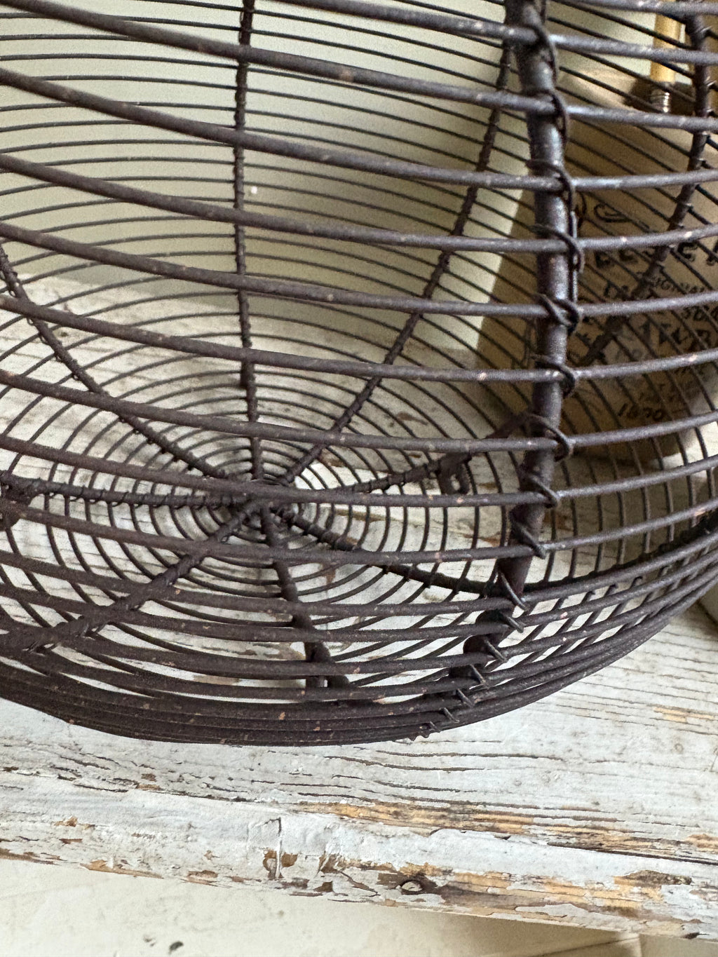Vintage Style Wire Egg Basket