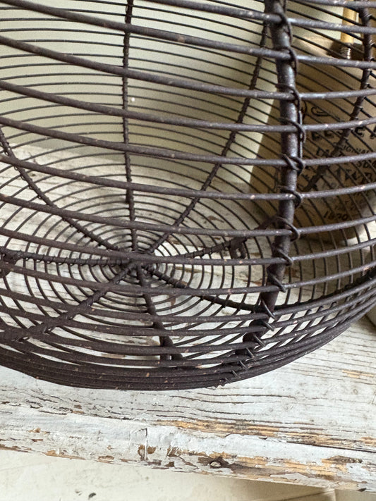 Vintage Style Wire Egg Basket