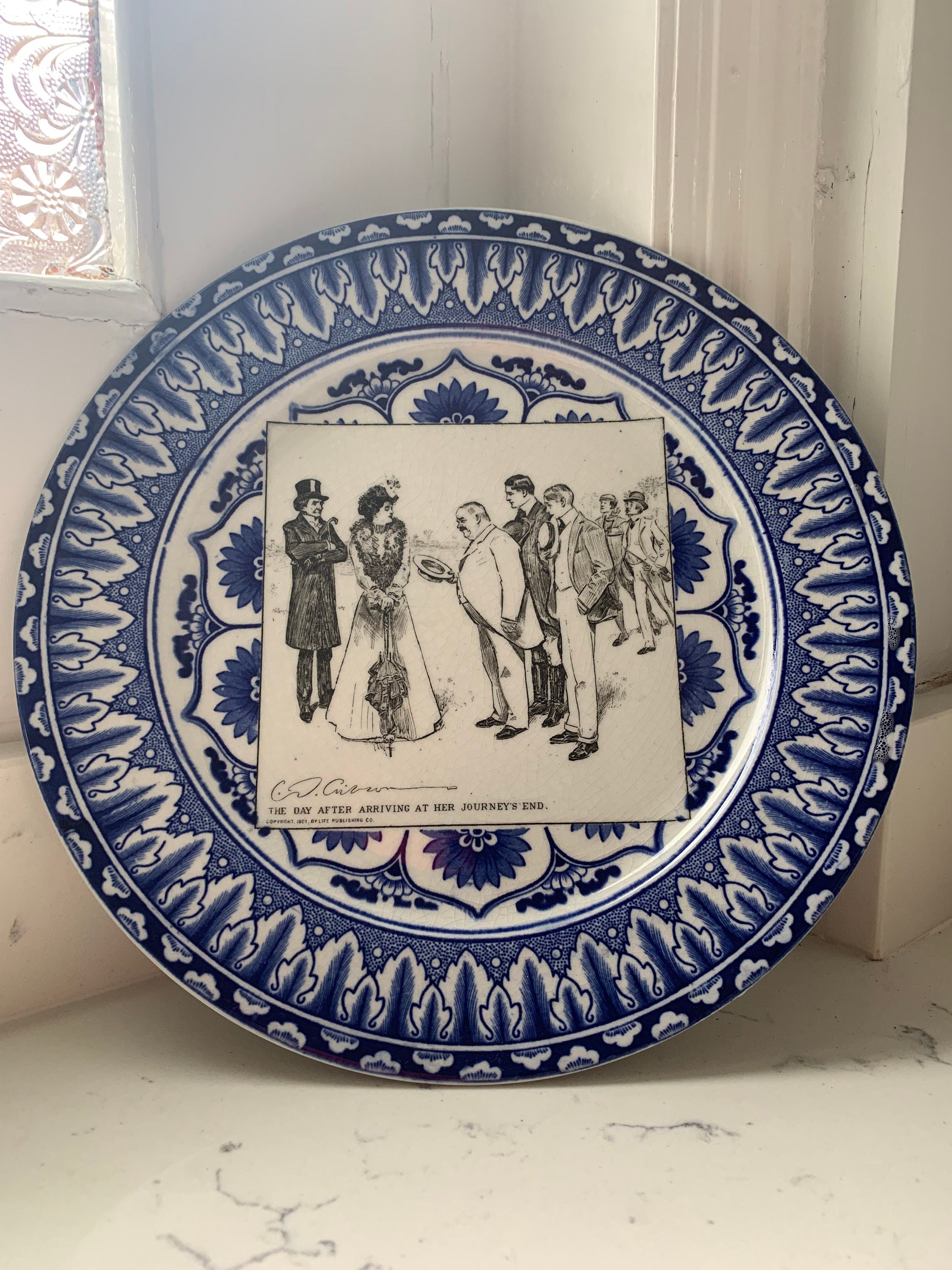 Royal Doulton Charles Gibson 1900s plate