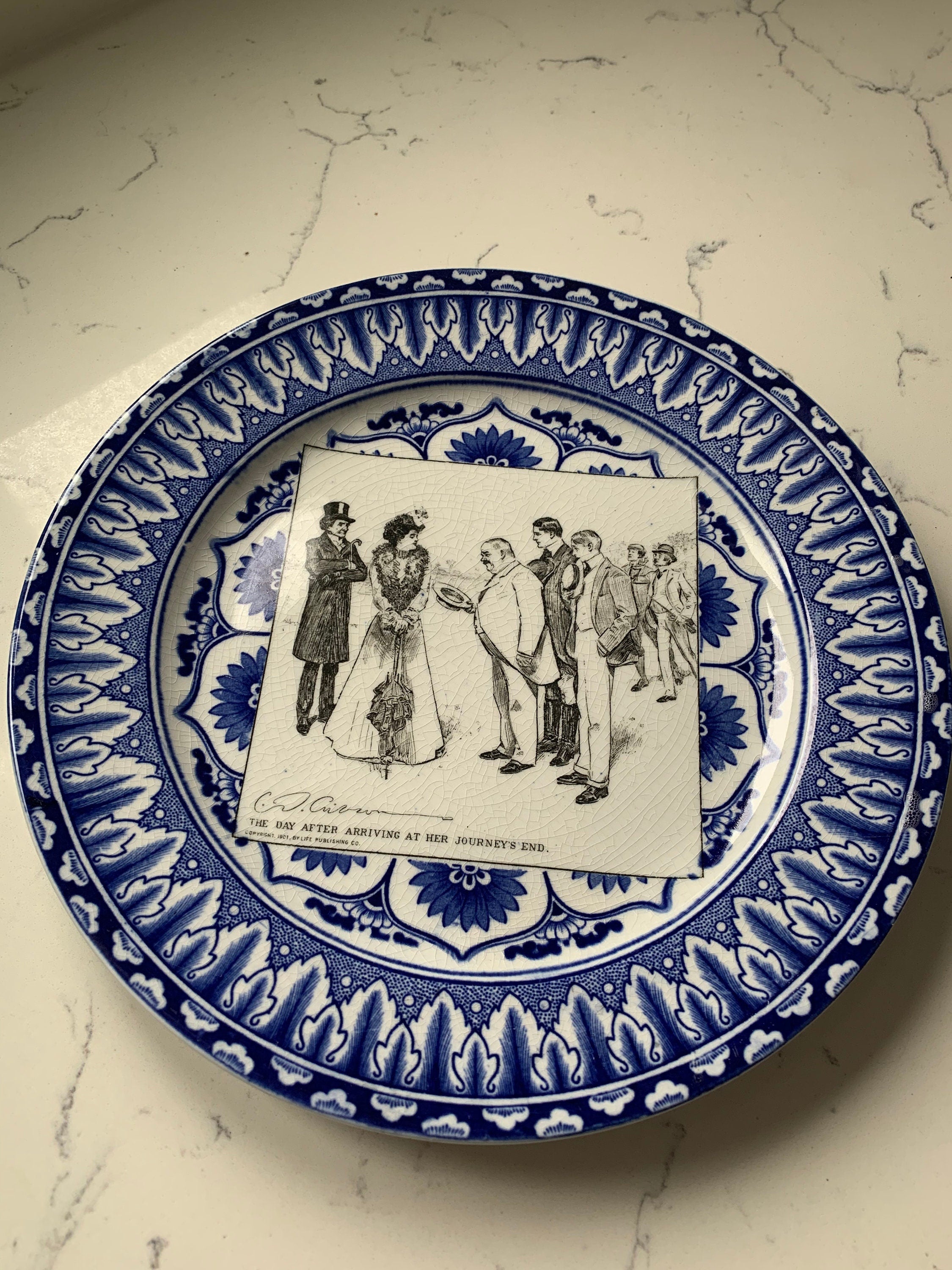 Royal Doulton Charles Gibson 1900s plate