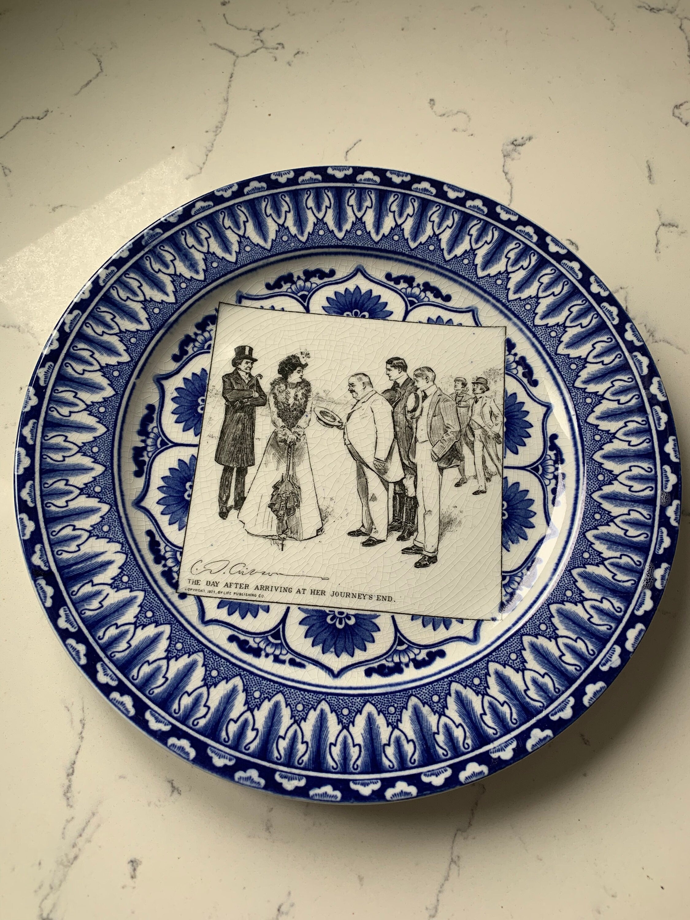Royal Doulton Charles Gibson 1900s plate