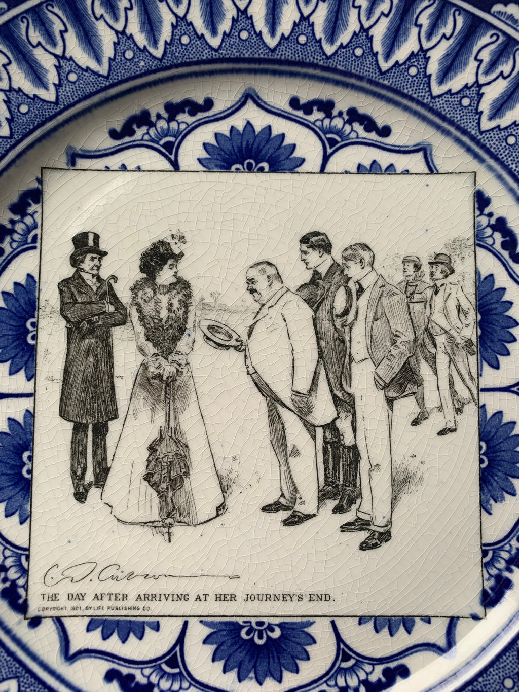 Royal Doulton Charles Gibson 1900s plate