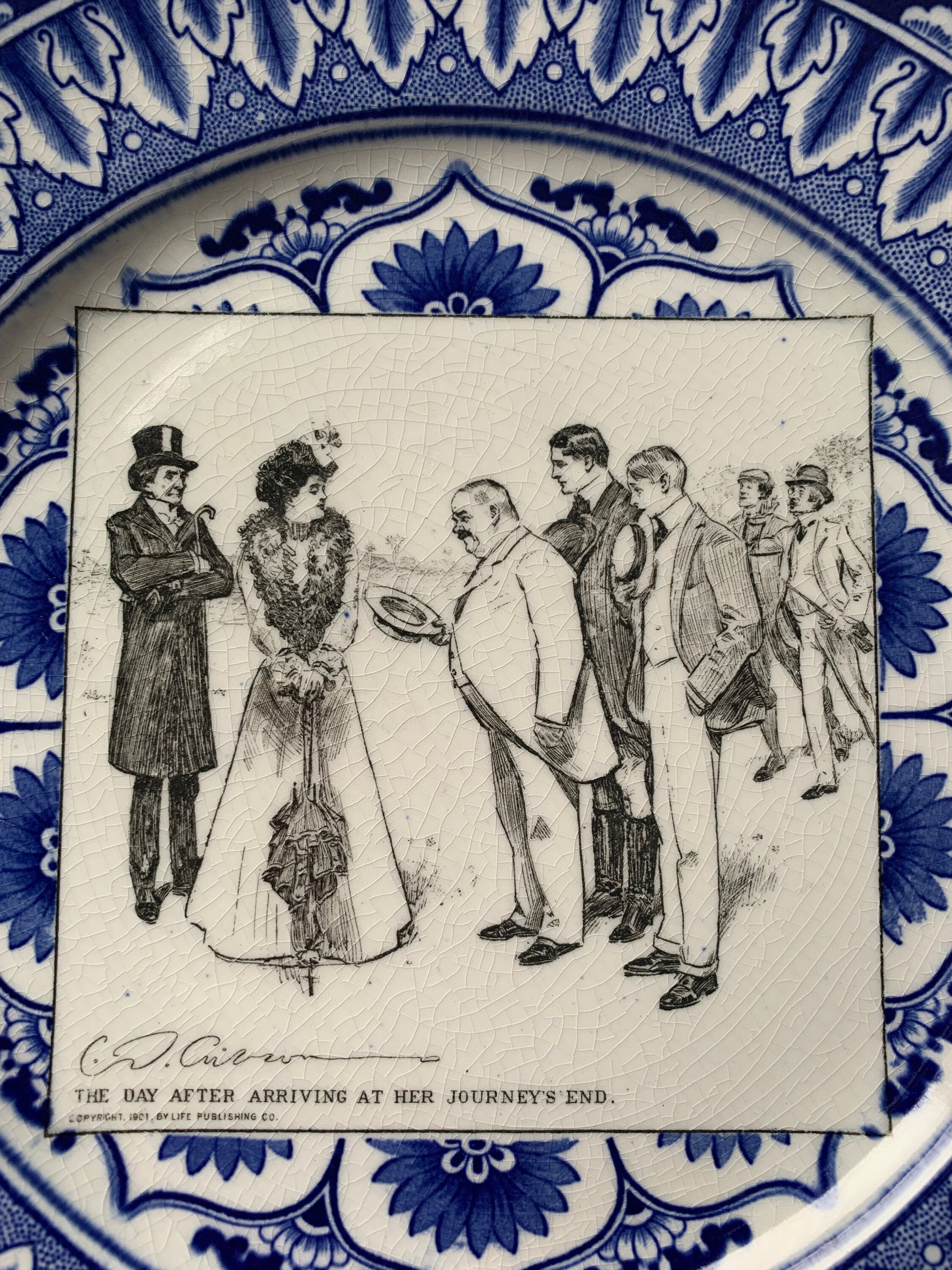 Royal Doulton Charles Gibson 1900s plate