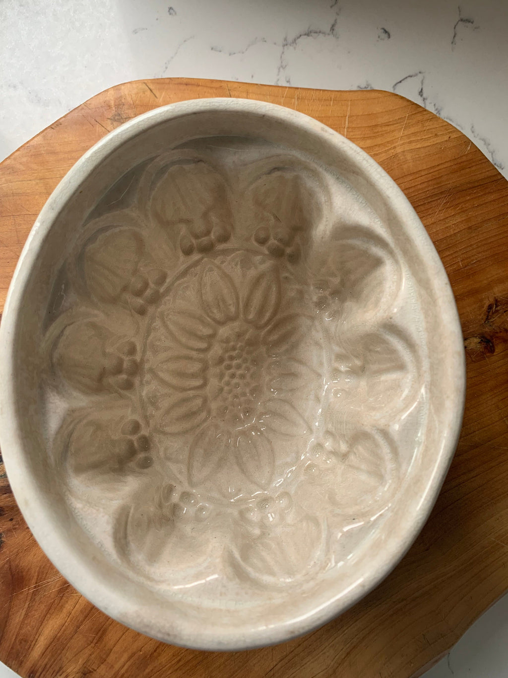 Ironstone vintage jelly mould