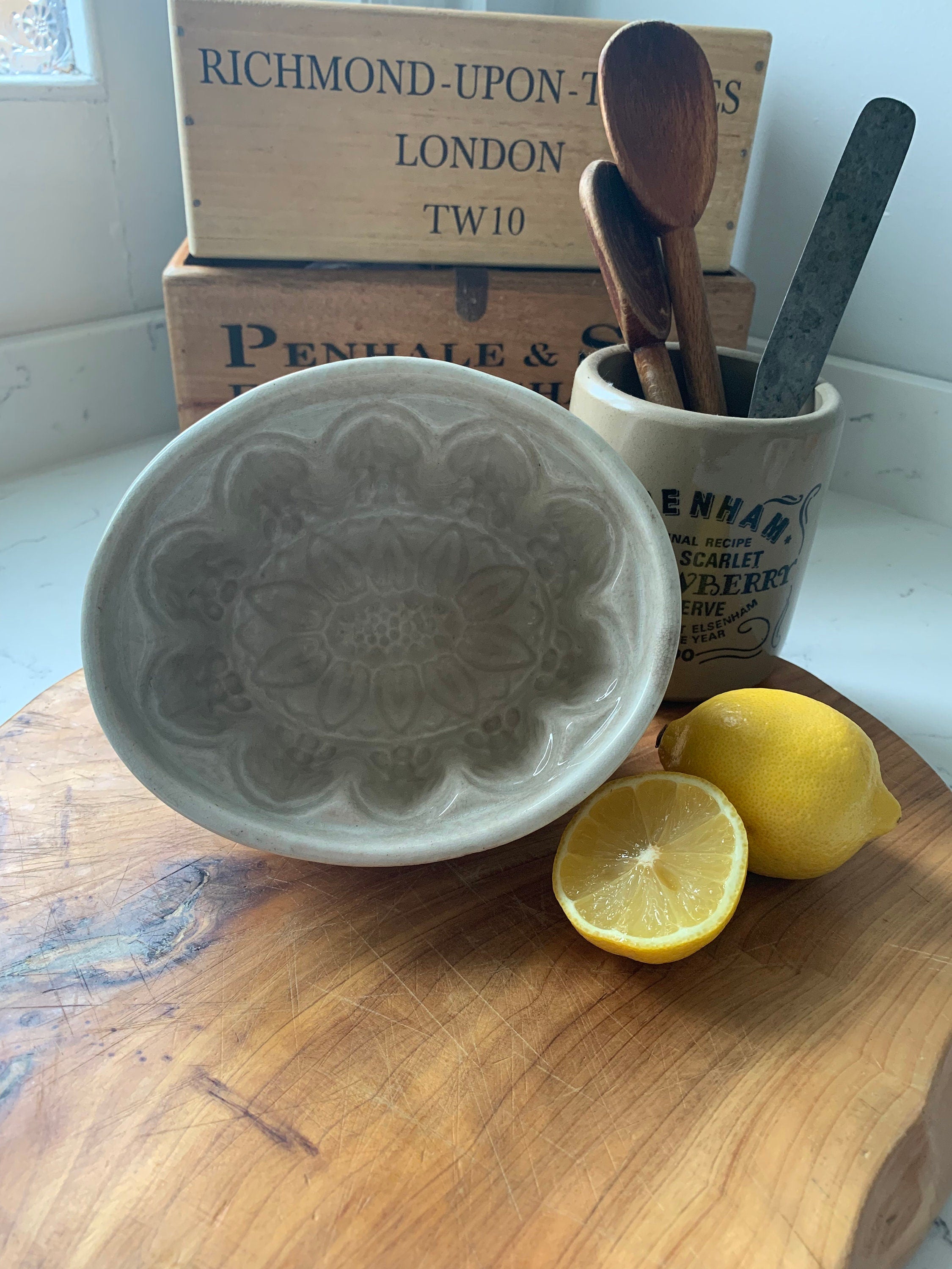 Ironstone vintage jelly mould