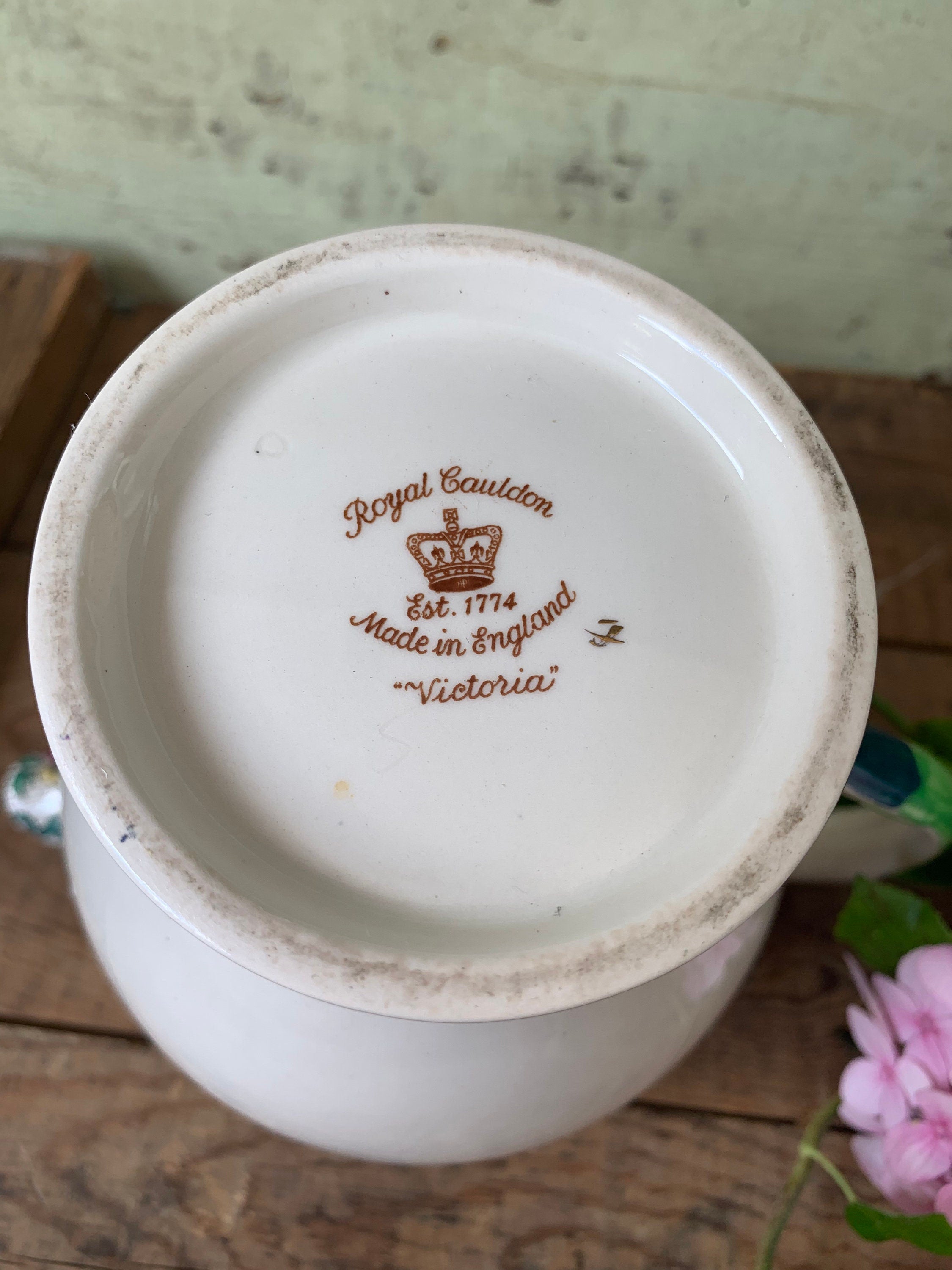 Royal Cauldon, Victoria pattern, large jug