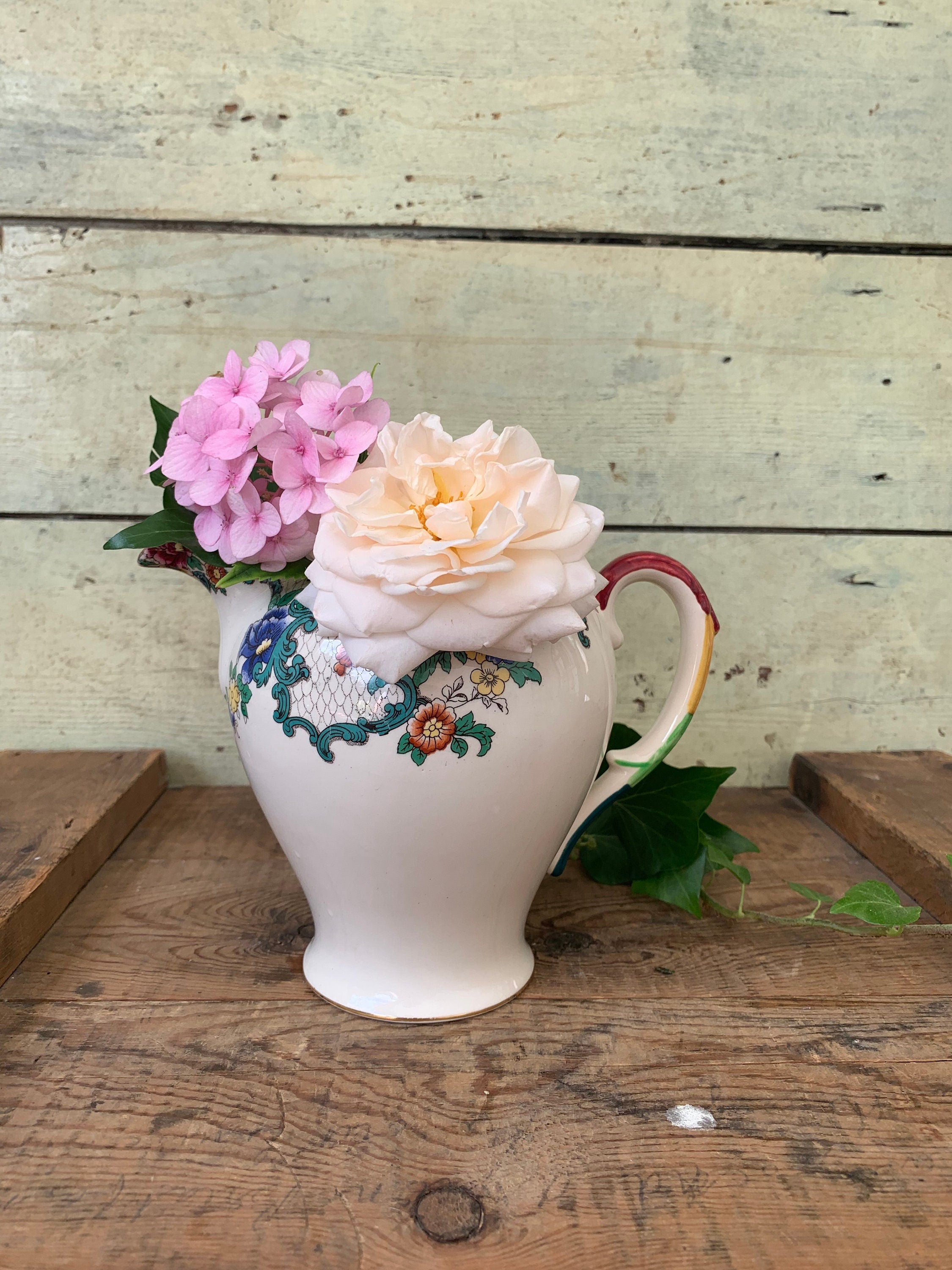 Royal Cauldon, Victoria pattern, large jug