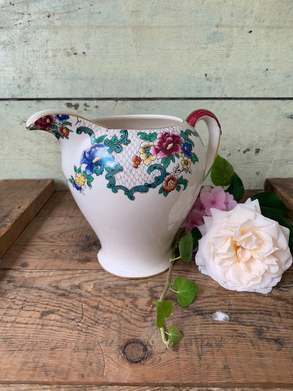 Royal Cauldon, Victoria pattern, large jug