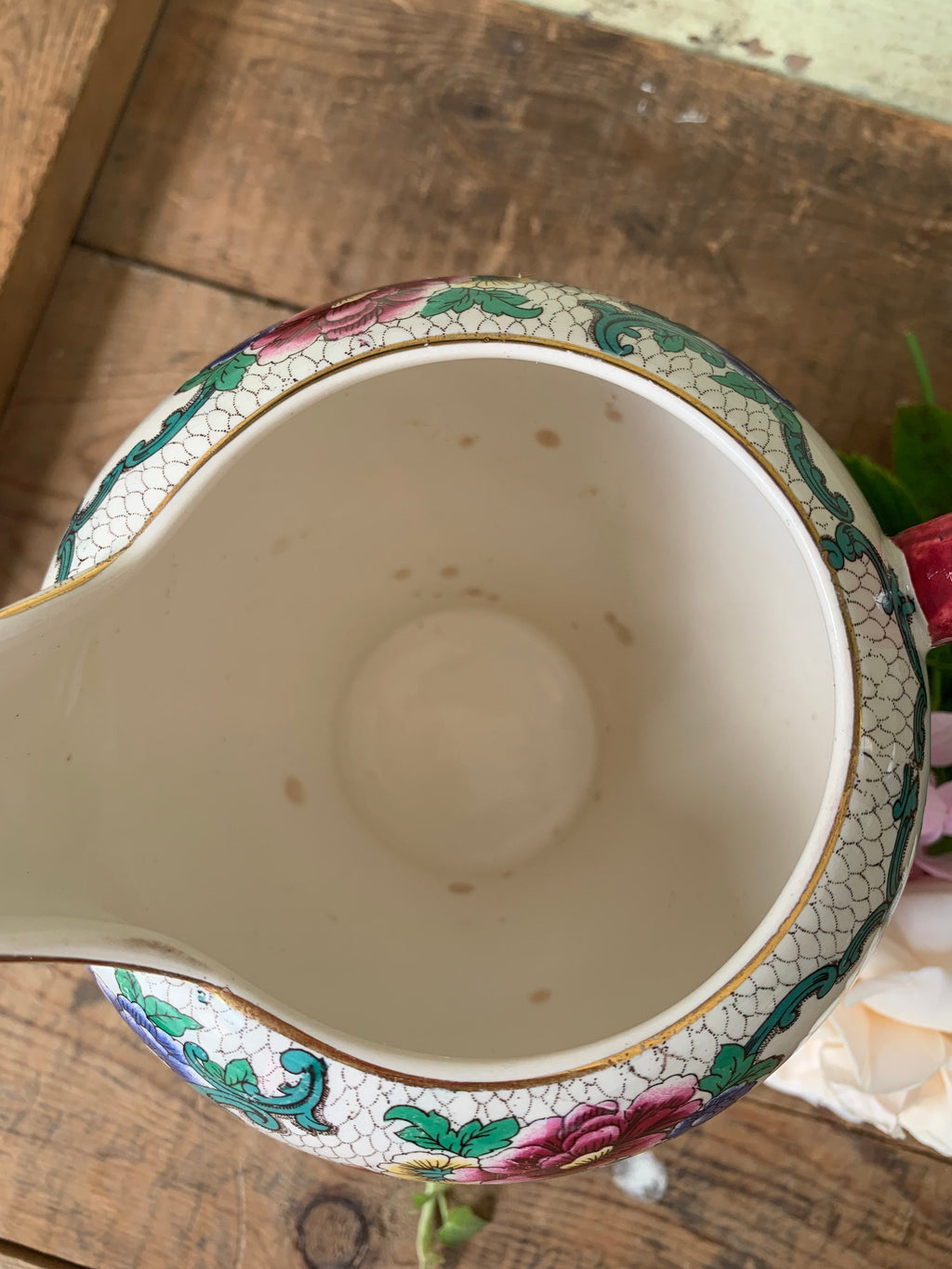 Royal Cauldon, Victoria pattern, large jug