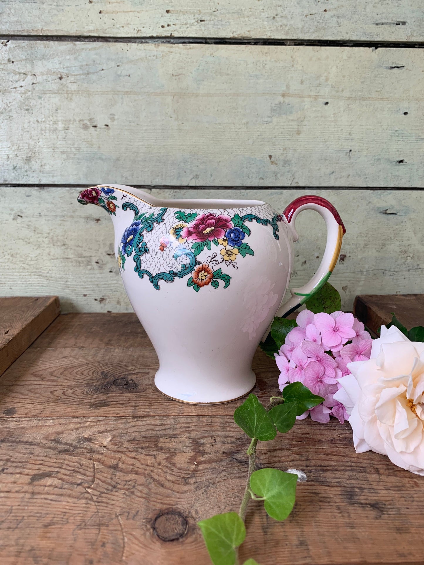Royal Cauldon, Victoria pattern, large jug