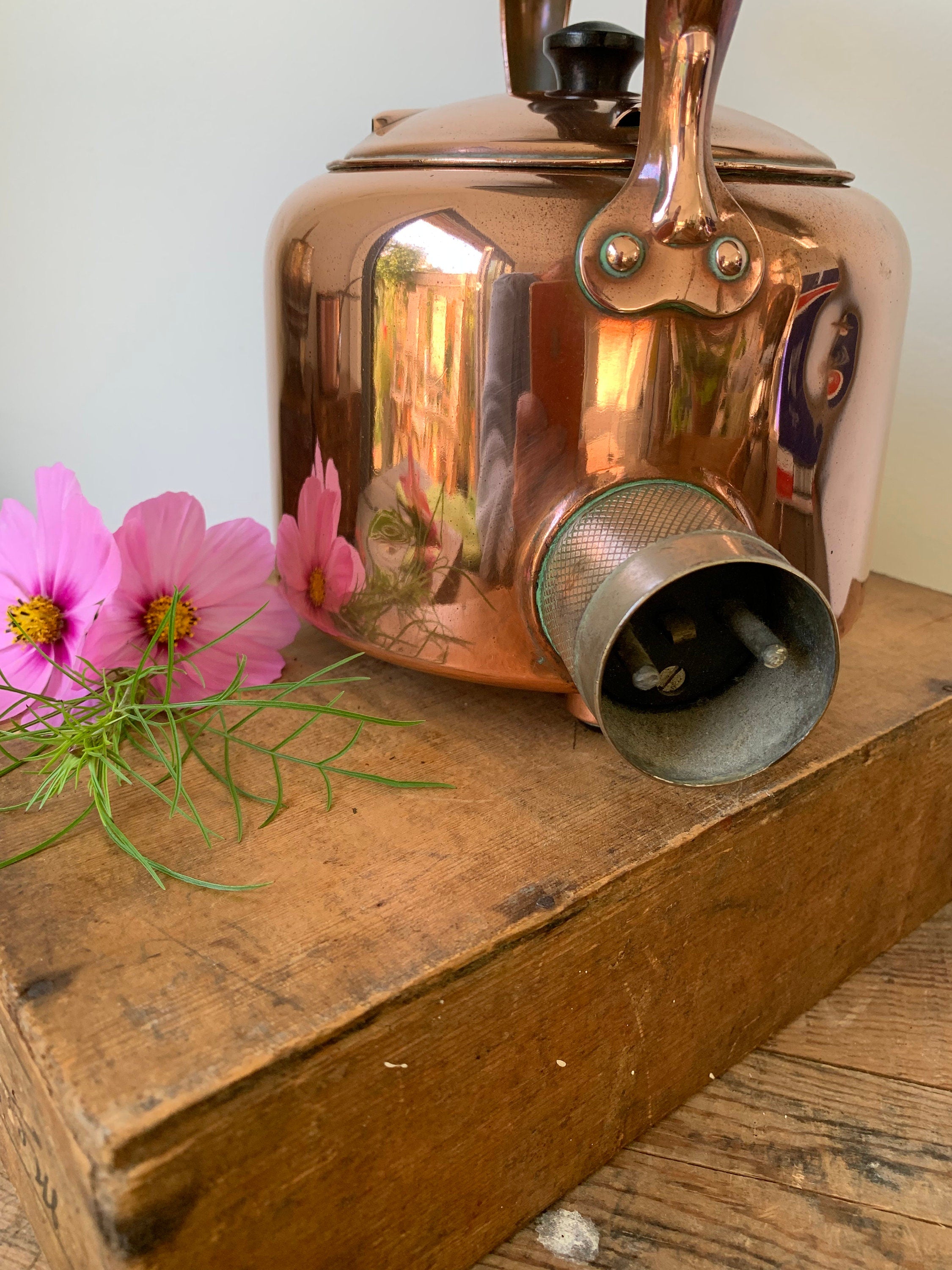 Vintage Decorative Copper Kettle