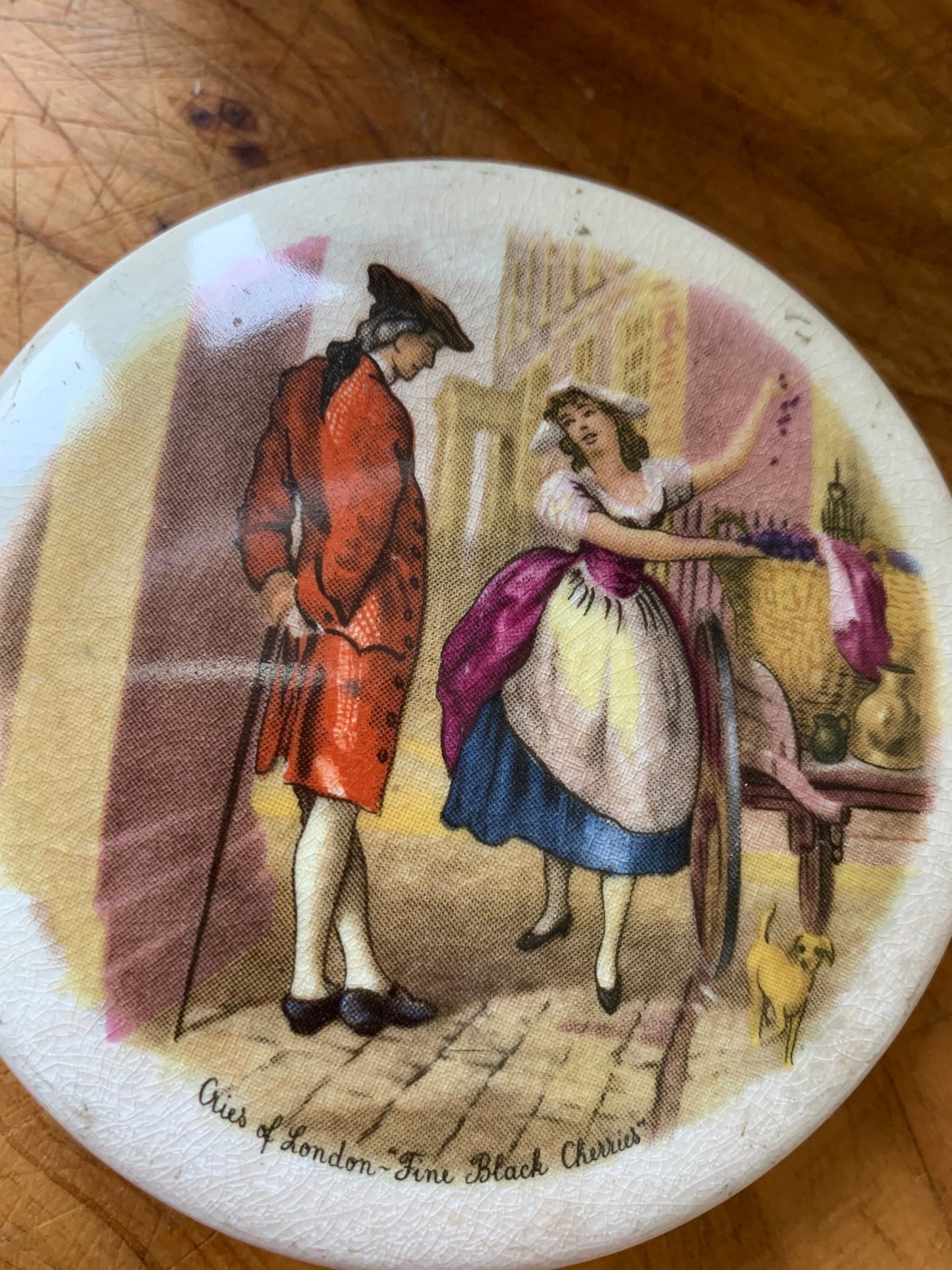 Vintage Sandland Ware , Frank Cooper Marmalade Ceramic marmalade pot with lid