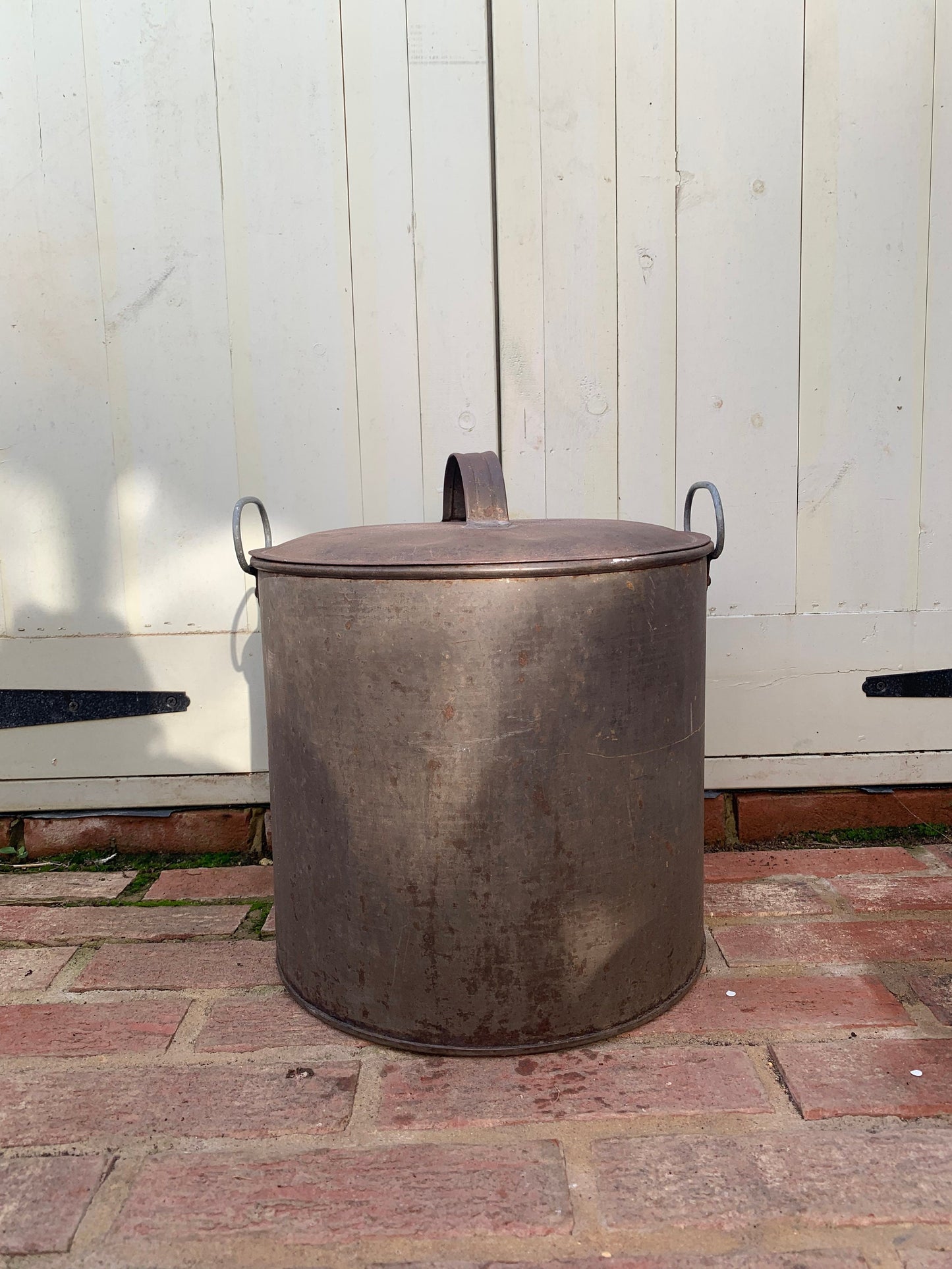 Vintage Galvanised Meat Boiler with Lift out Drainer