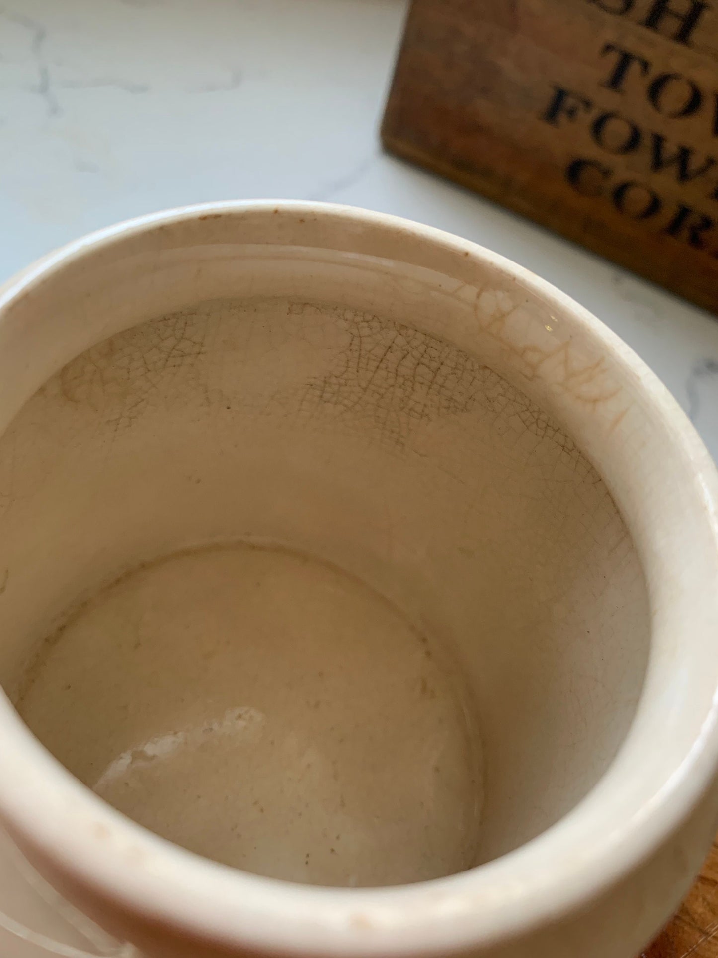 Vintage Sandland Ware , Frank Cooper Marmalade Ceramic marmalade pot with lid