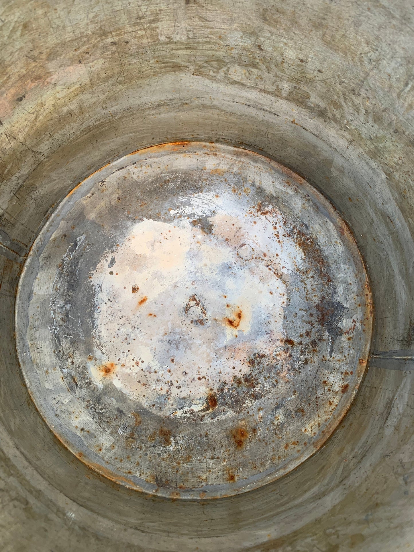 Vintage Galvanised Meat Boiler with Lift out Drainer