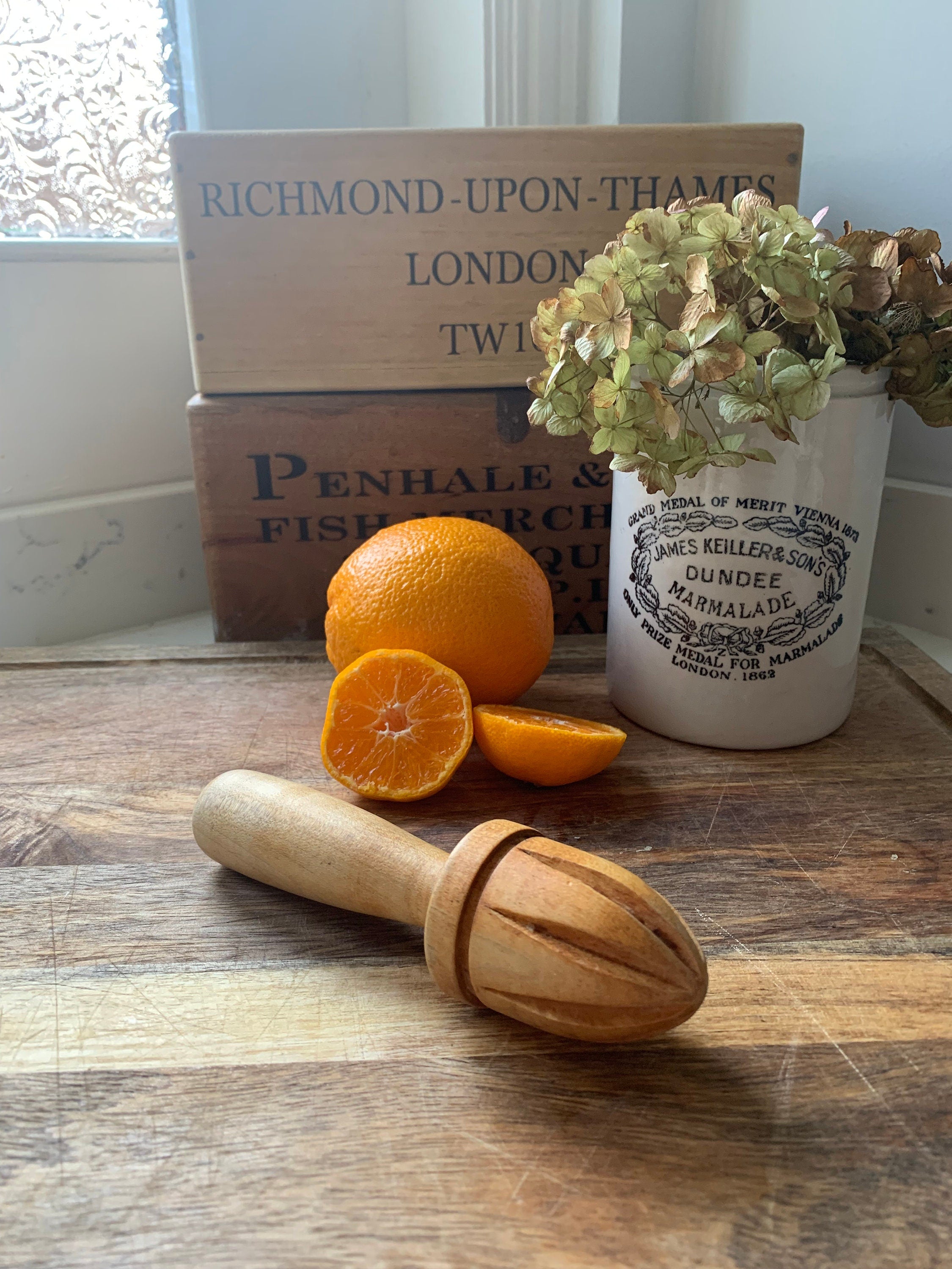Wooden Lemon Squeezer