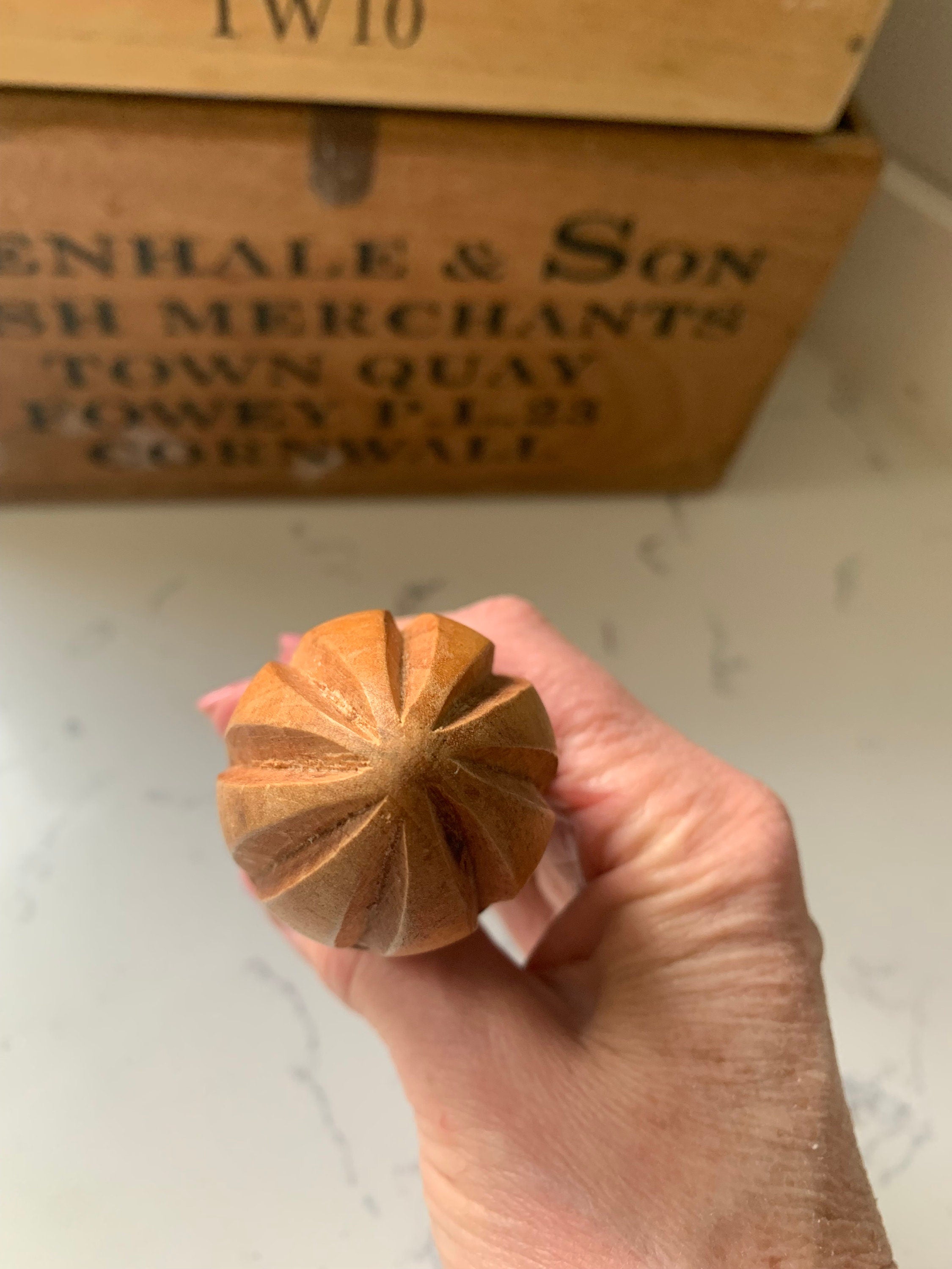 Wooden Lemon Squeezer