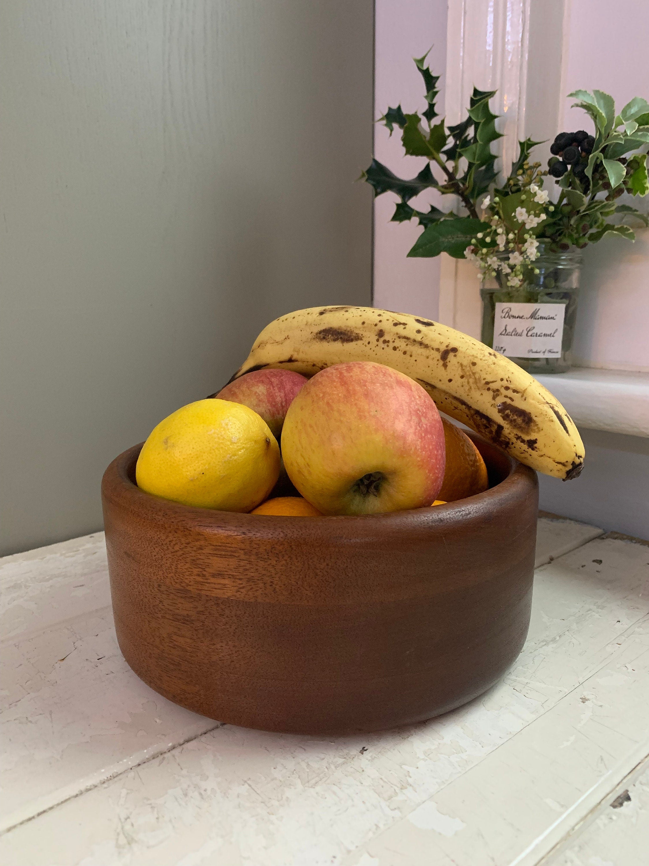 Wooden Fruit Bowl