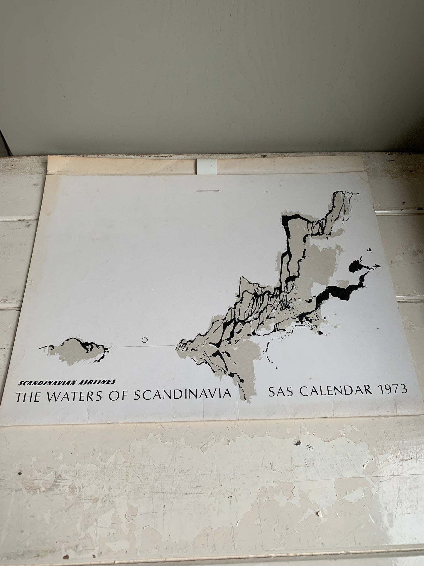 SAS Vintage Airlines Calendar 1973