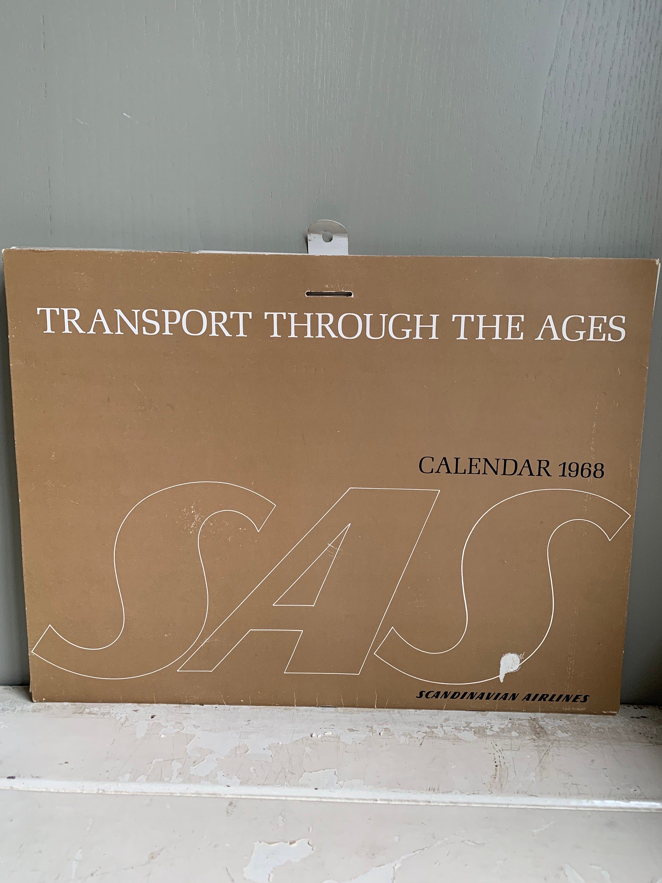 Otto Nielsen vintage print SAS calendar 1968