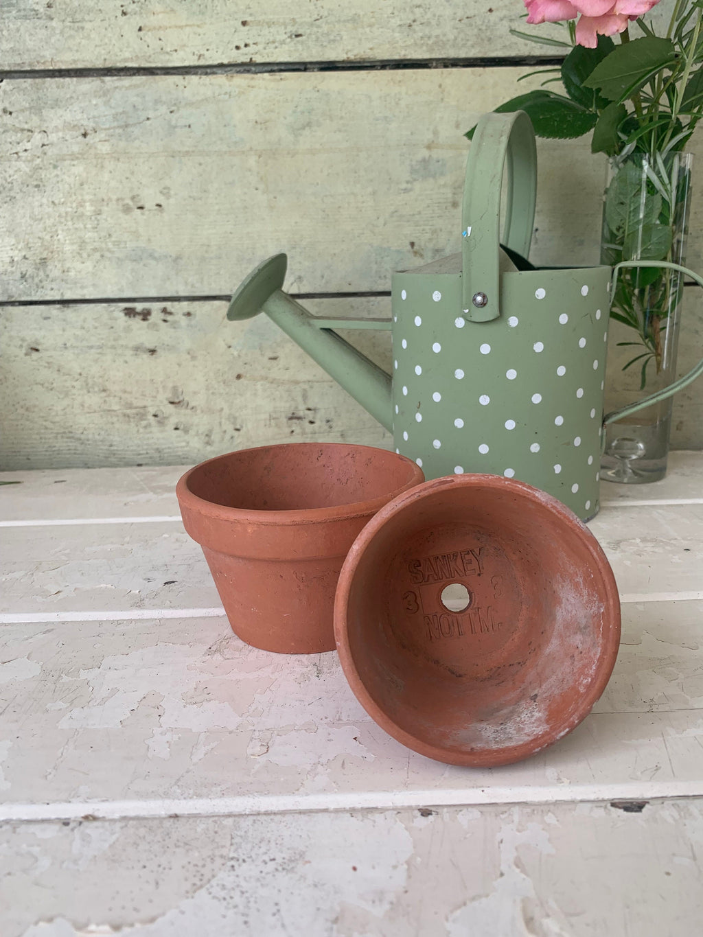 Two Small Flower Pots