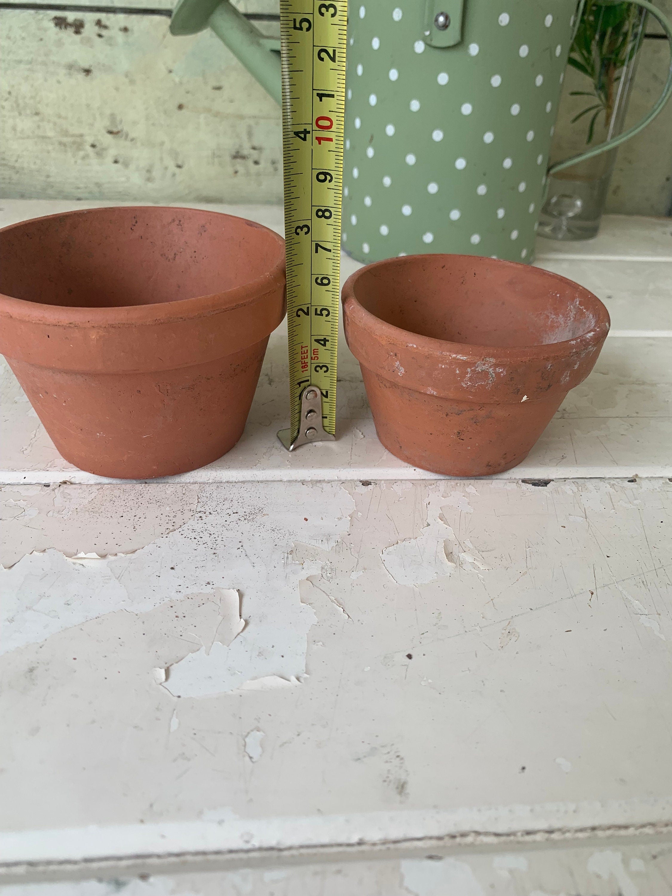 Two Small Flower Pots