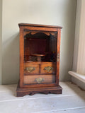 Oak Antique Smokers Caninet