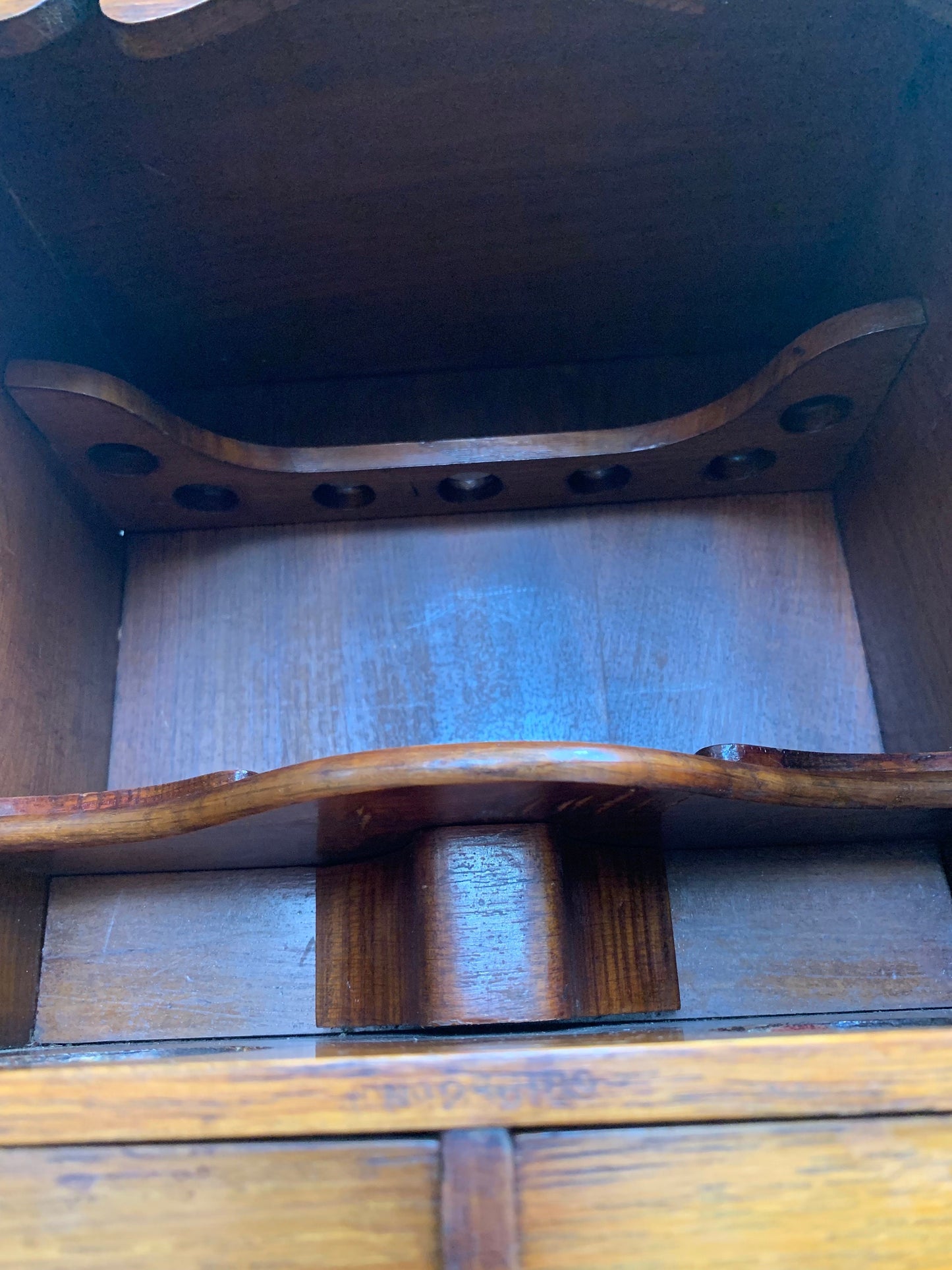 Oak Antique Smokers Caninet