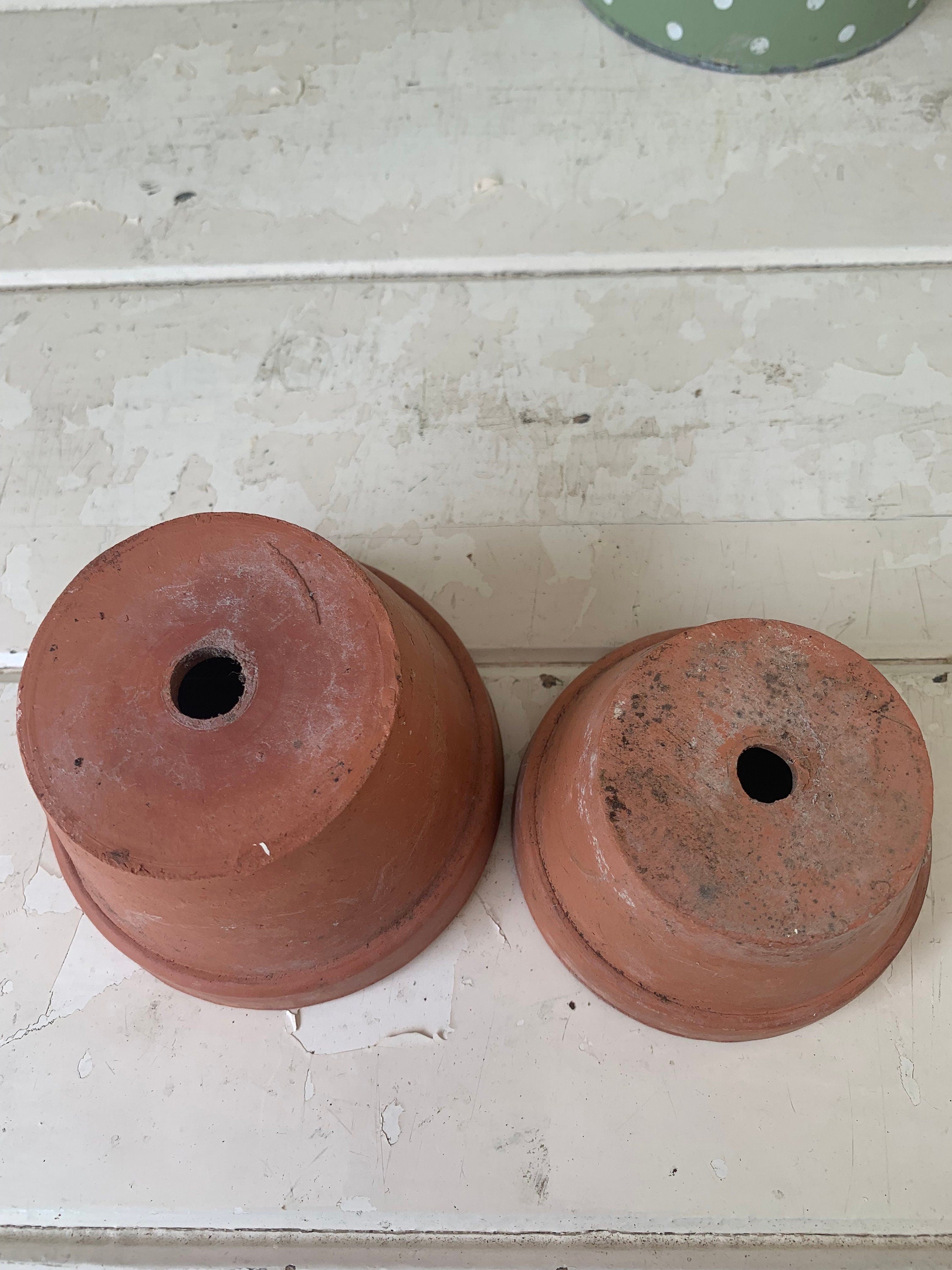 Two Small Flower Pots