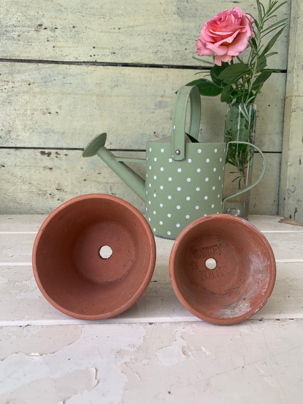 Two Small Flower Pots