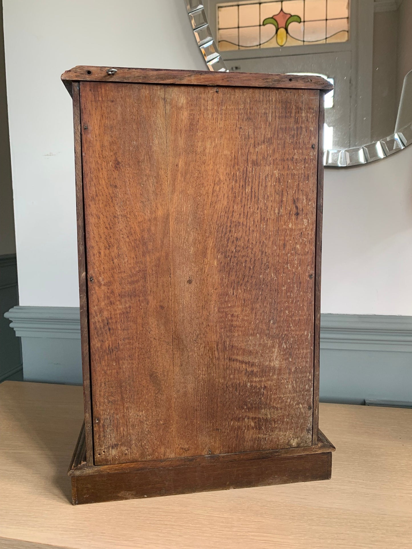 Oak Antique Smokers Caninet