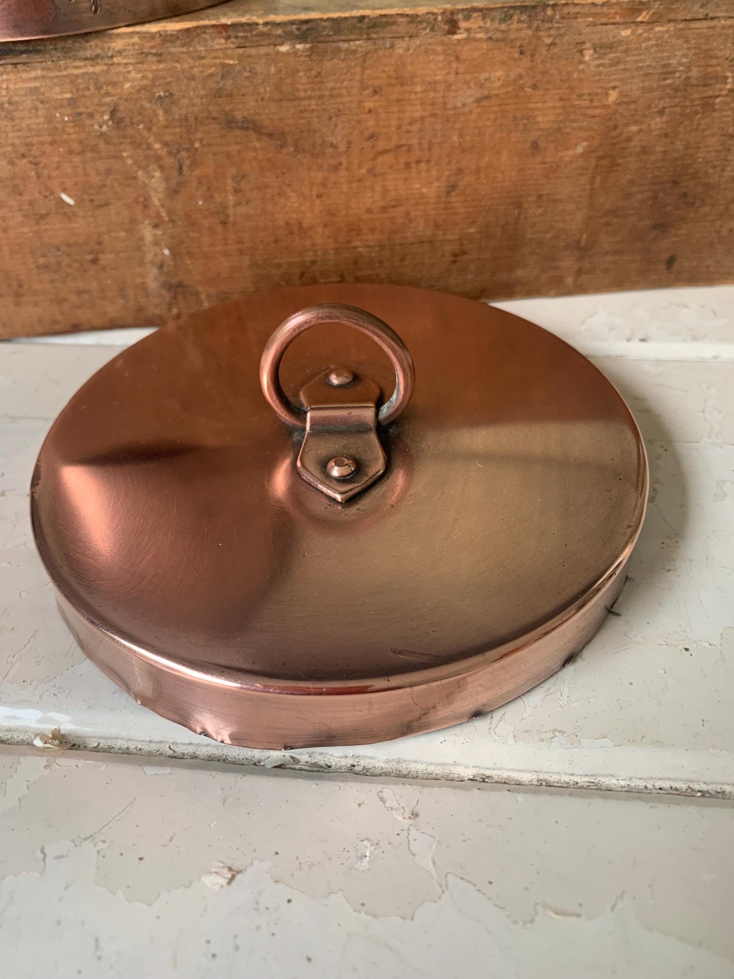 Copper Victorian Ice Cream Bombe/Mould