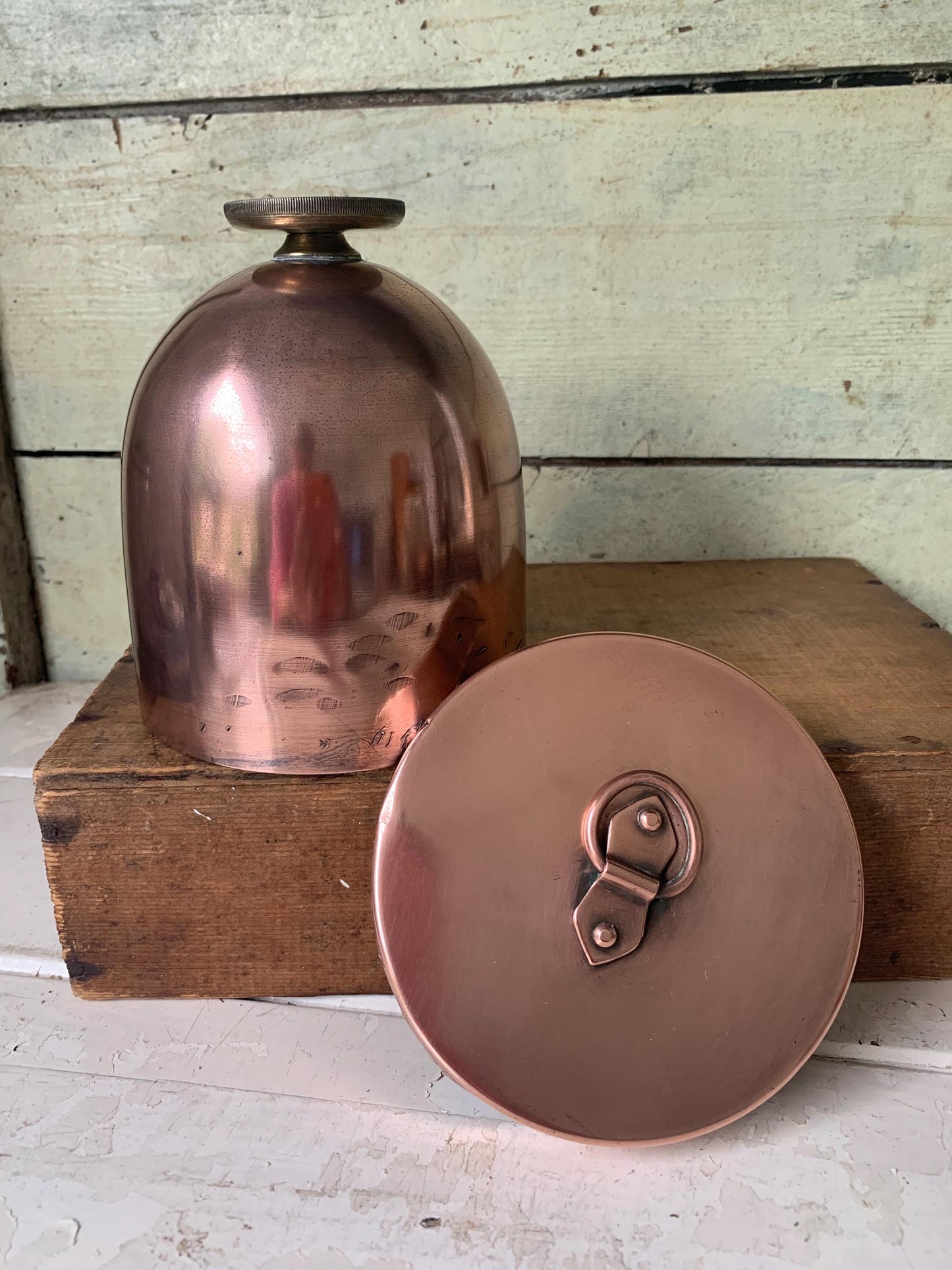 Copper Victorian Ice Cream Bombe/Mould