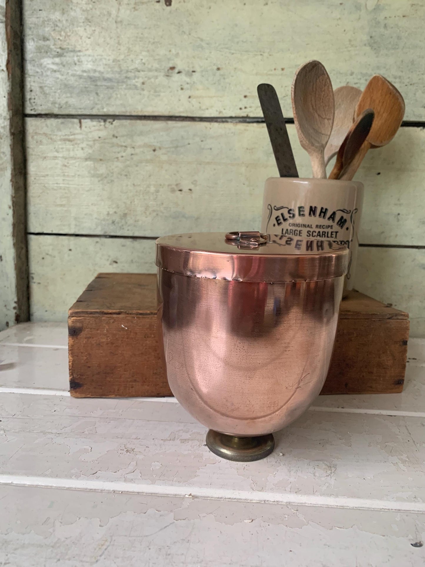 Copper Victorian Ice Cream Bombe/Mould