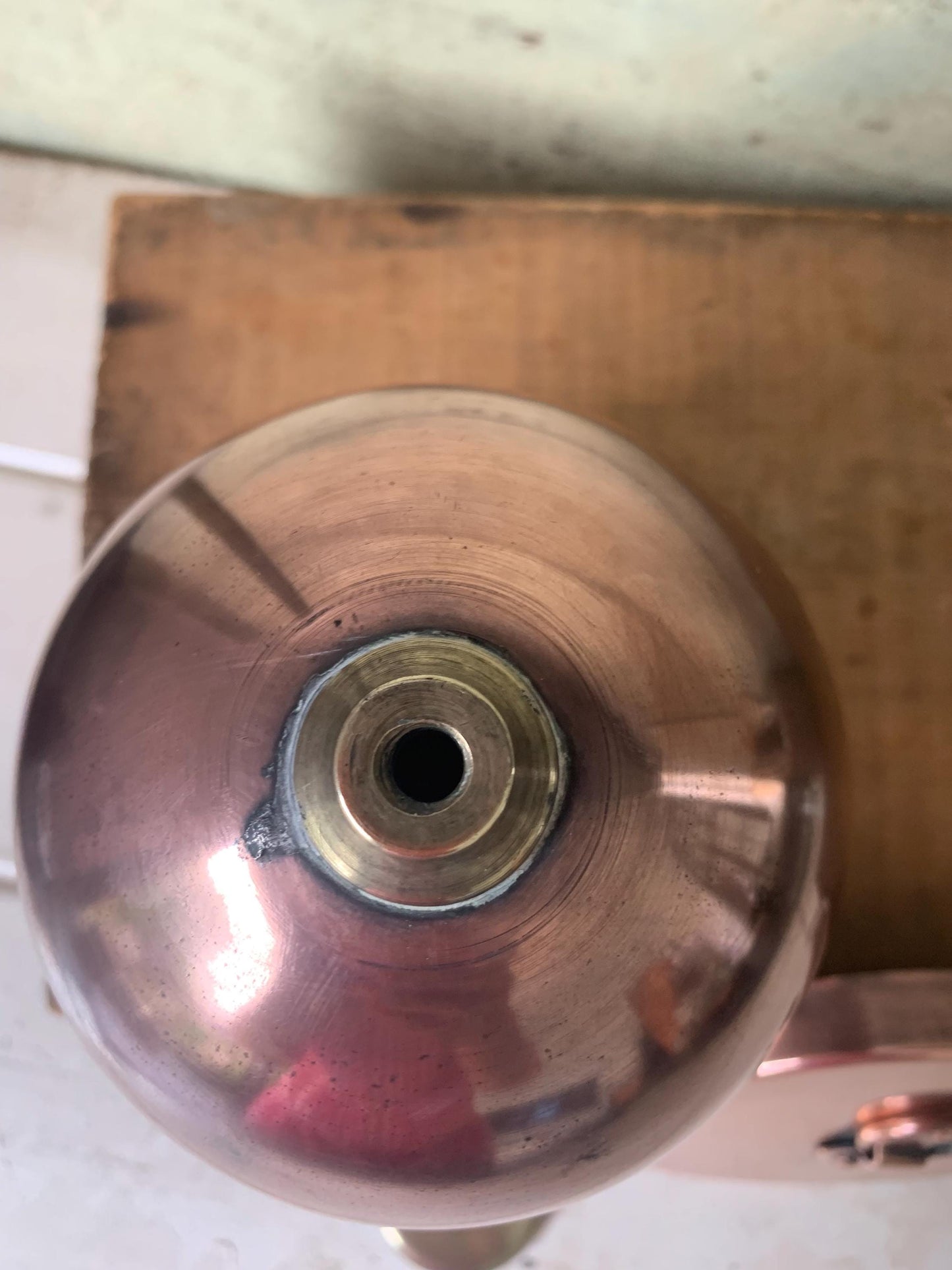 Copper Victorian Ice Cream Bombe/Mould