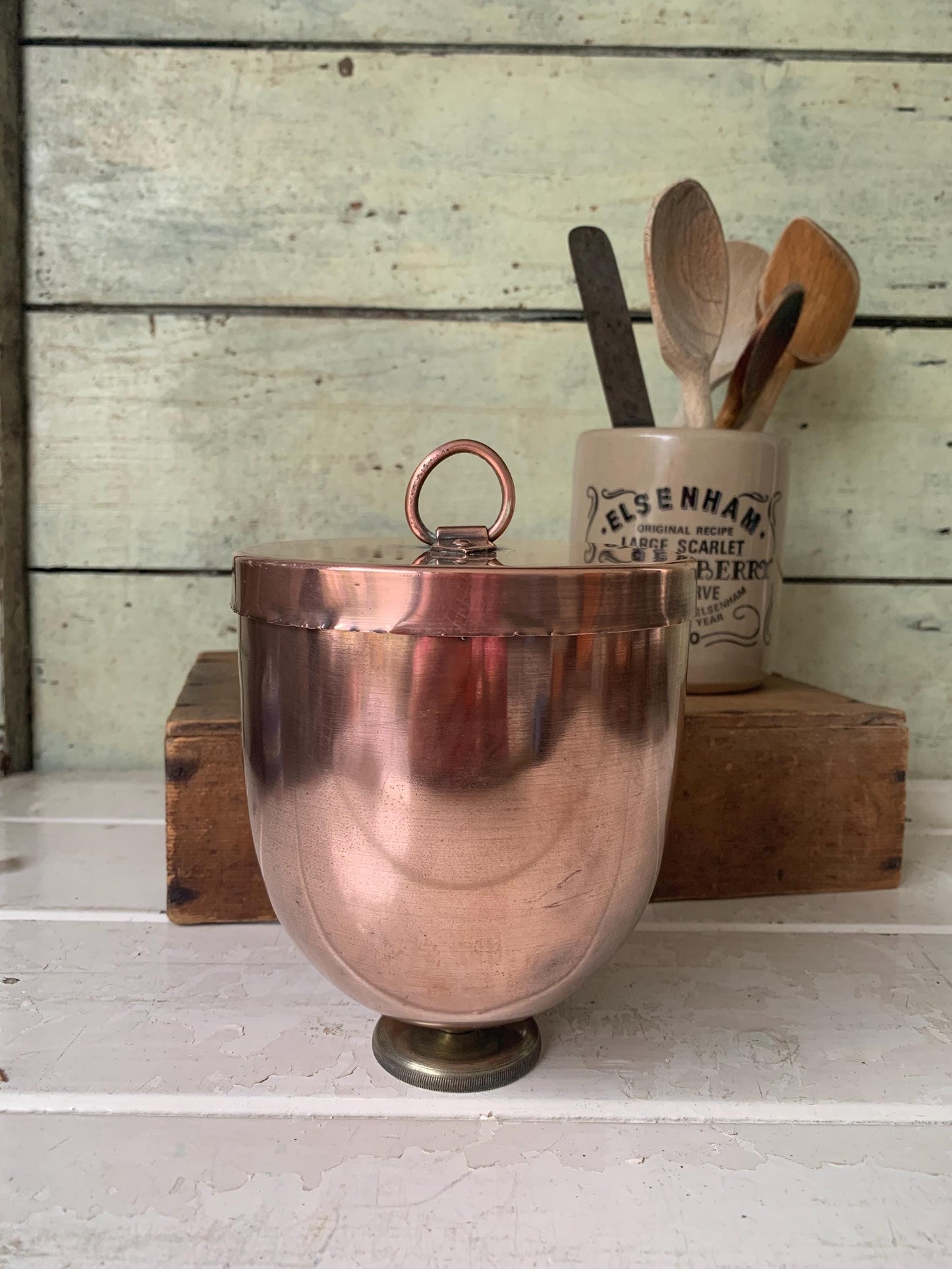 Copper Victorian Ice Cream Bombe/Mould