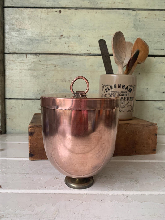 Copper Victorian Ice Cream Bombe/Mould