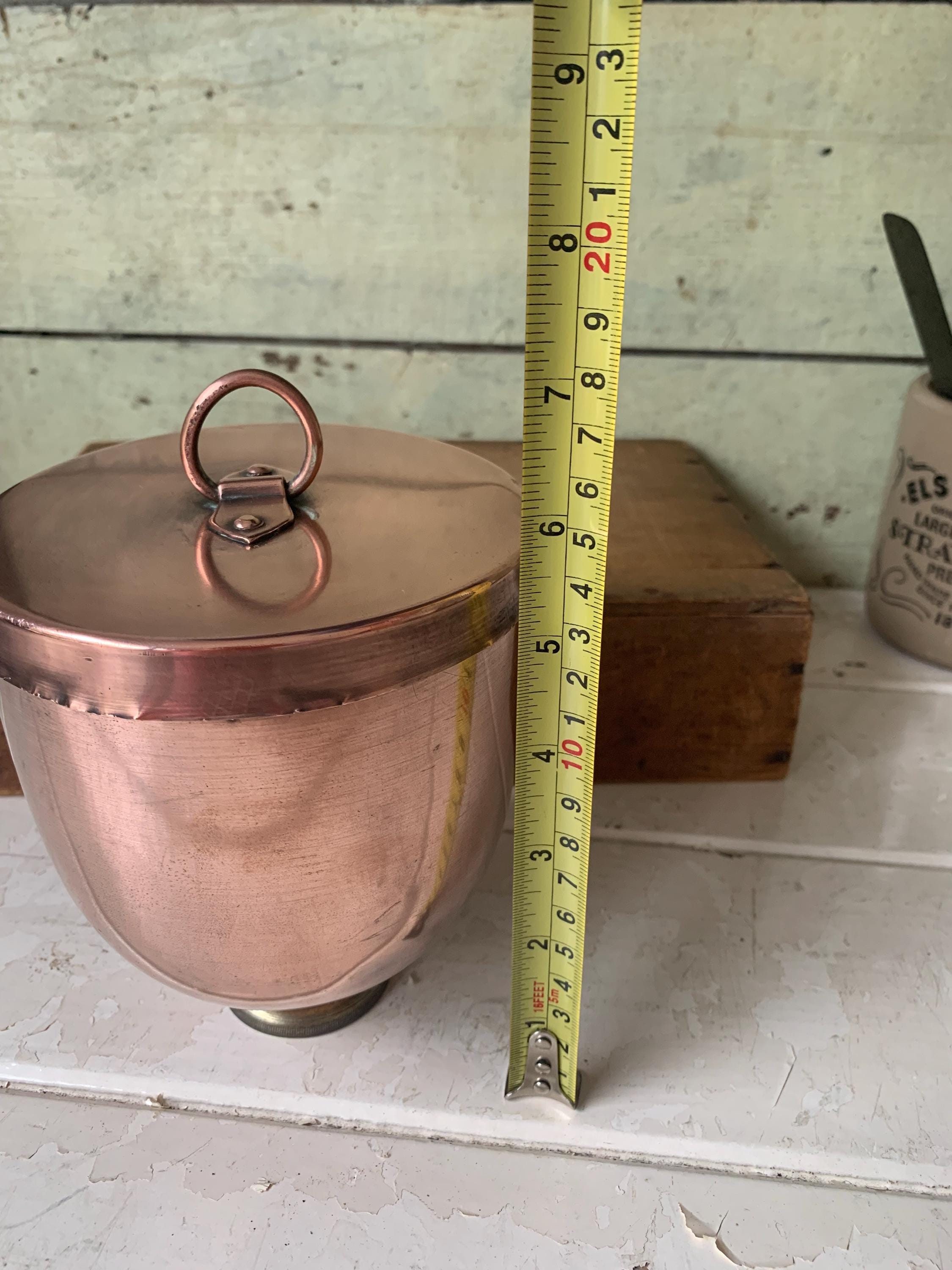 Copper Victorian Ice Cream Bombe/Mould